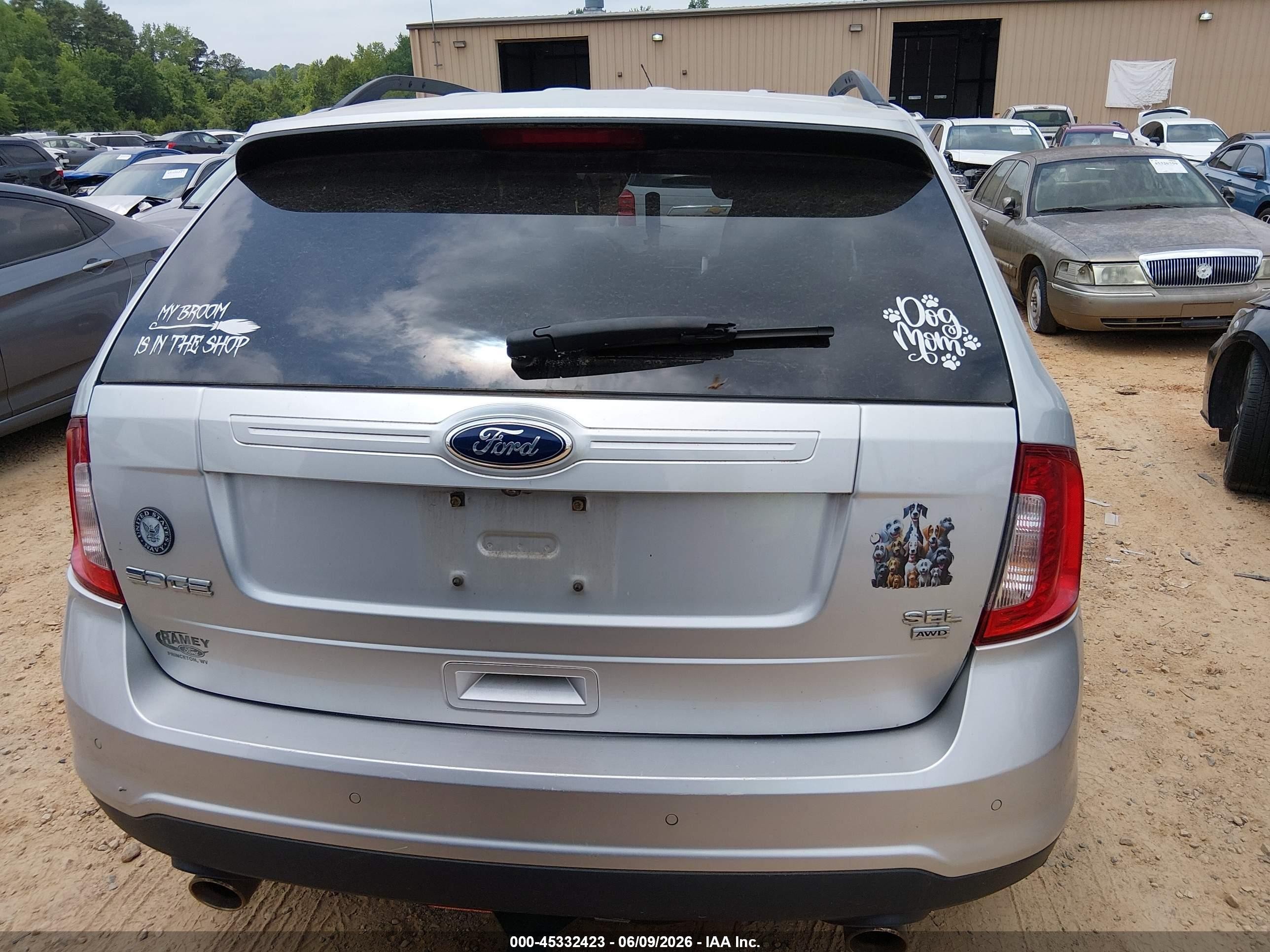 2014 Ford Edge Sel Silver vin: 2FMDK4JC6EBB72384