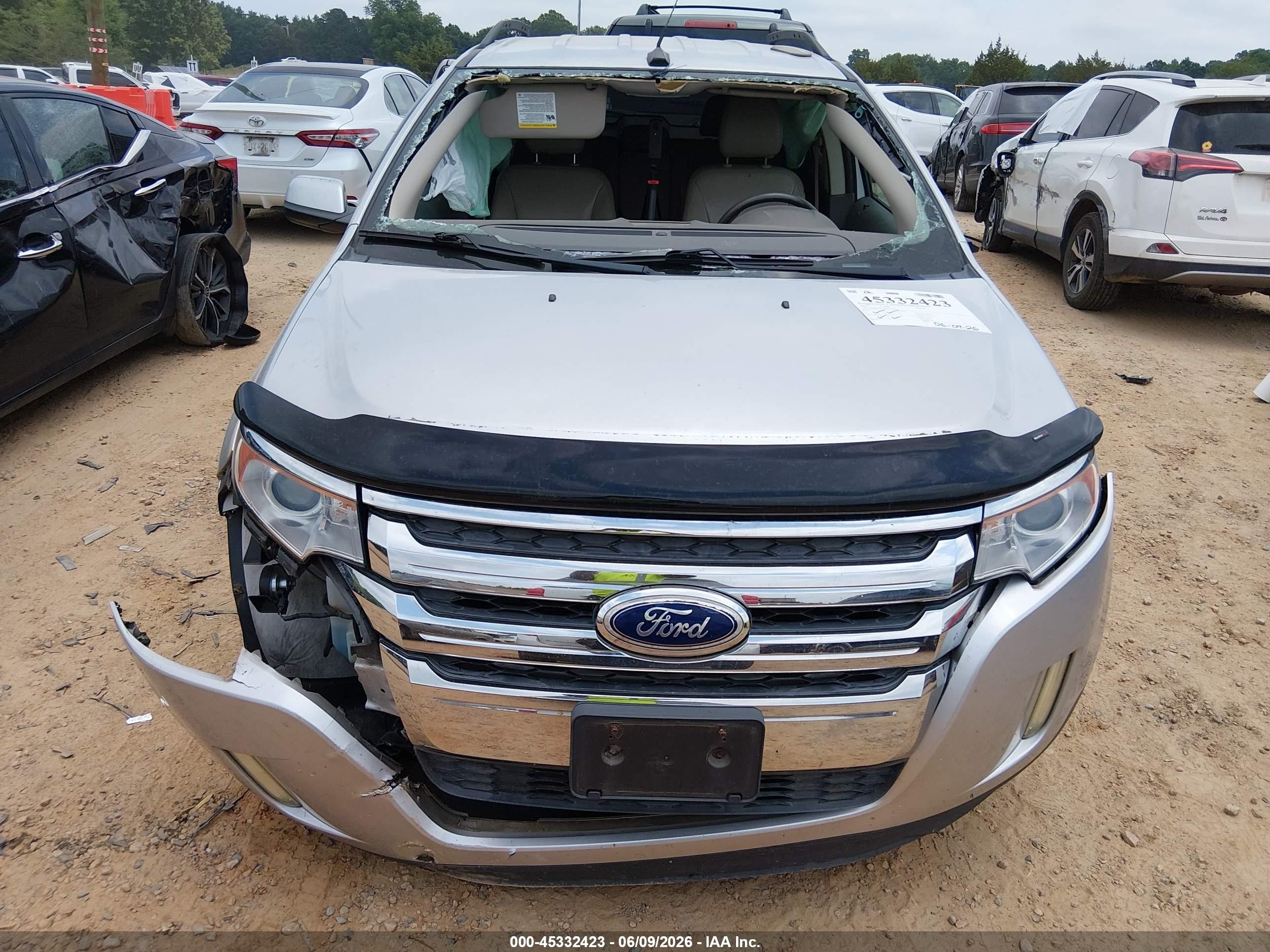 2014 Ford Edge Sel Silver vin: 2FMDK4JC6EBB72384