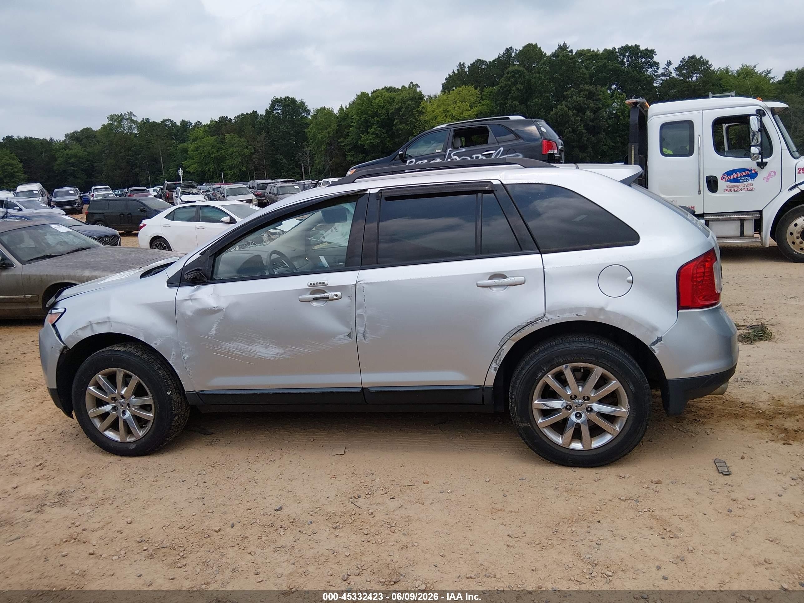 2014 Ford Edge Sel Silver vin: 2FMDK4JC6EBB72384