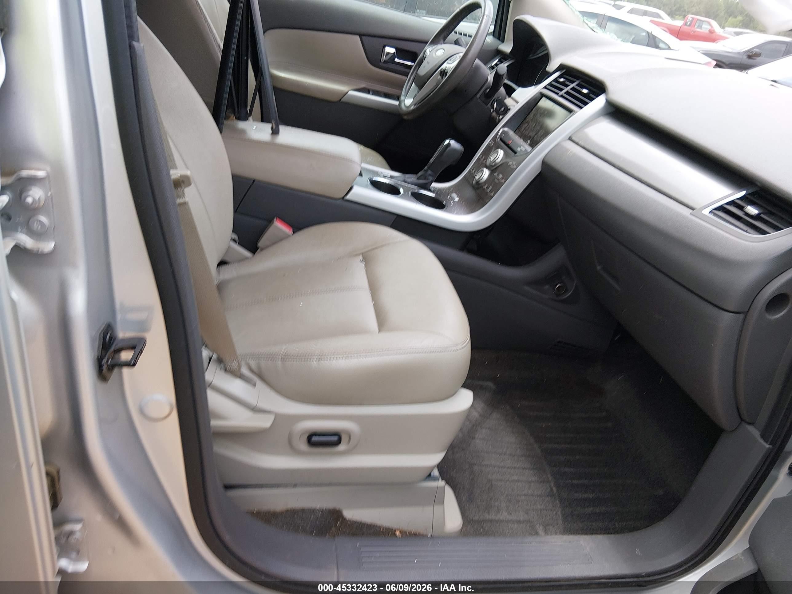 2014 Ford Edge Sel Silver vin: 2FMDK4JC6EBB72384