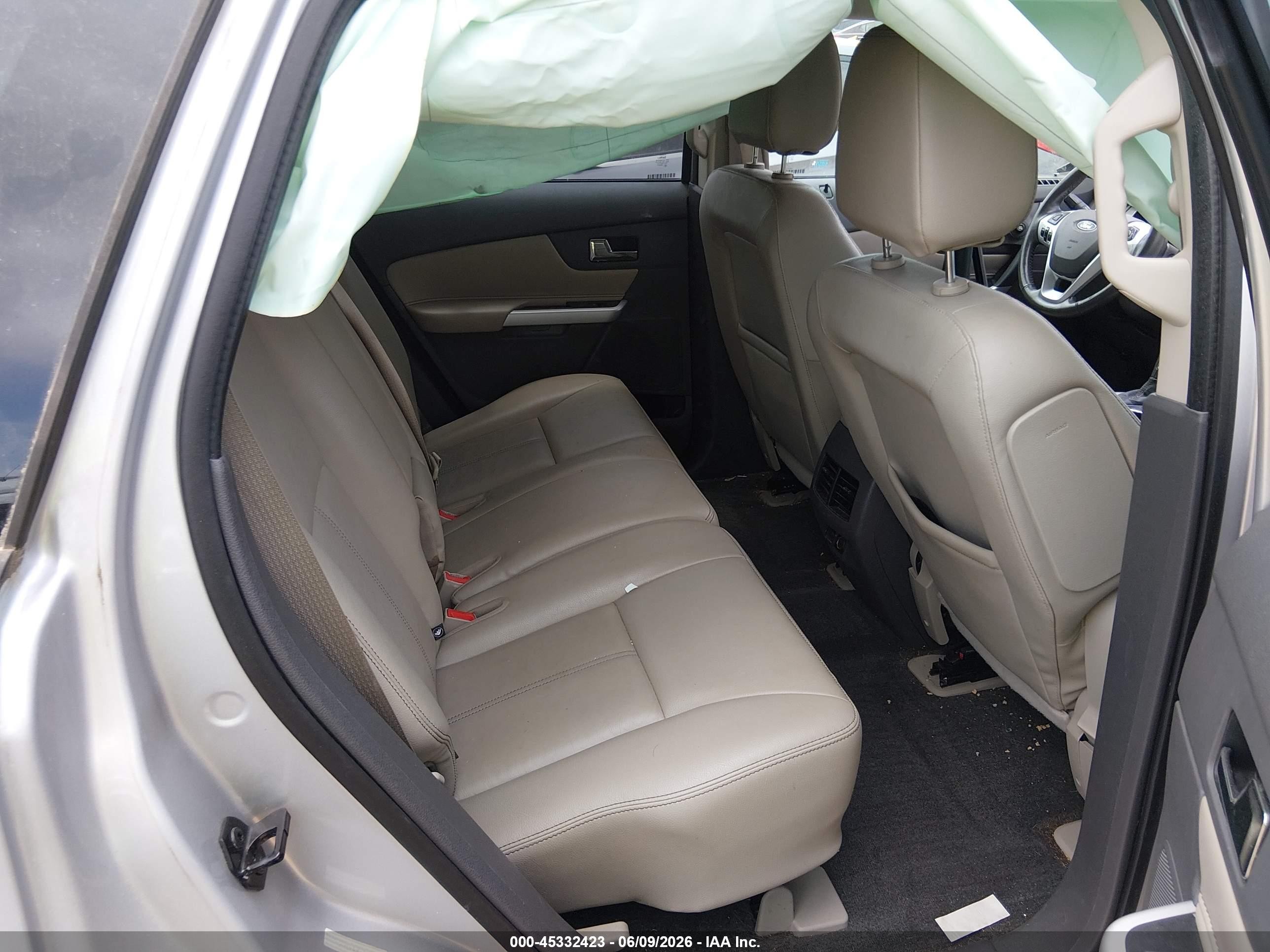 2014 Ford Edge Sel Silver vin: 2FMDK4JC6EBB72384