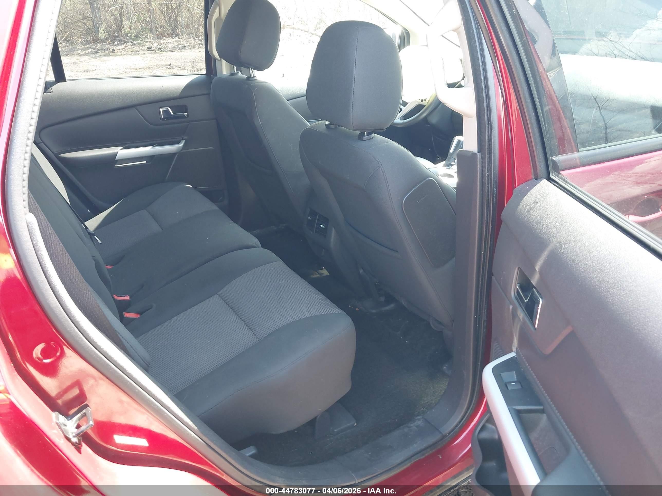2014 Ford Edge Sel Red vin: 2FMDK4JC6EBB84714