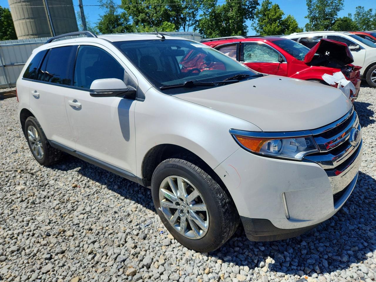 2014 Ford Edge Sel Белый vin: 2FMDK4JC6EBB85054