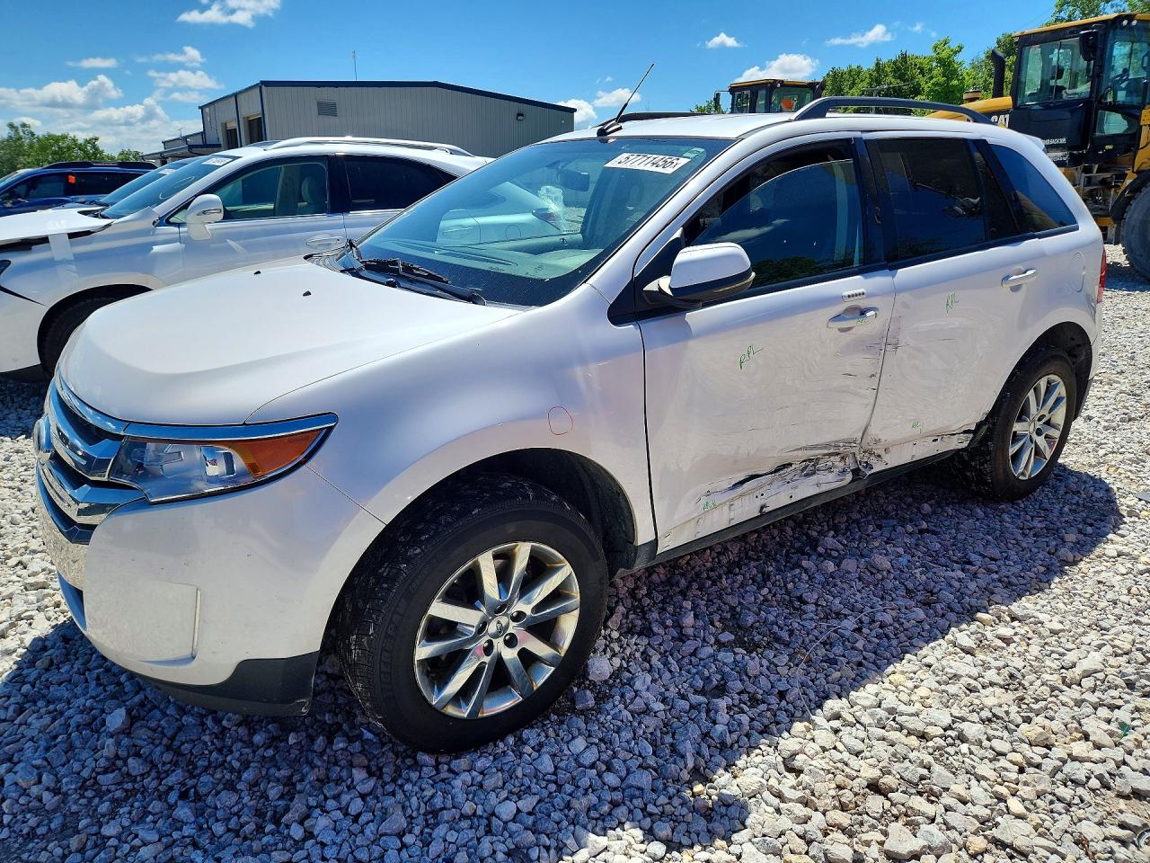 2014 Ford Edge Sel Белый vin: 2FMDK4JC6EBB85054