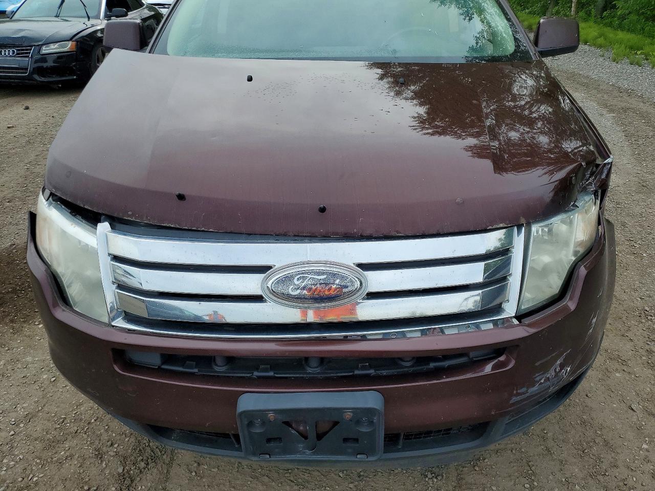 2010 Ford Edge Sel Burgundy vin: 2FMDK4JC7ABA54399