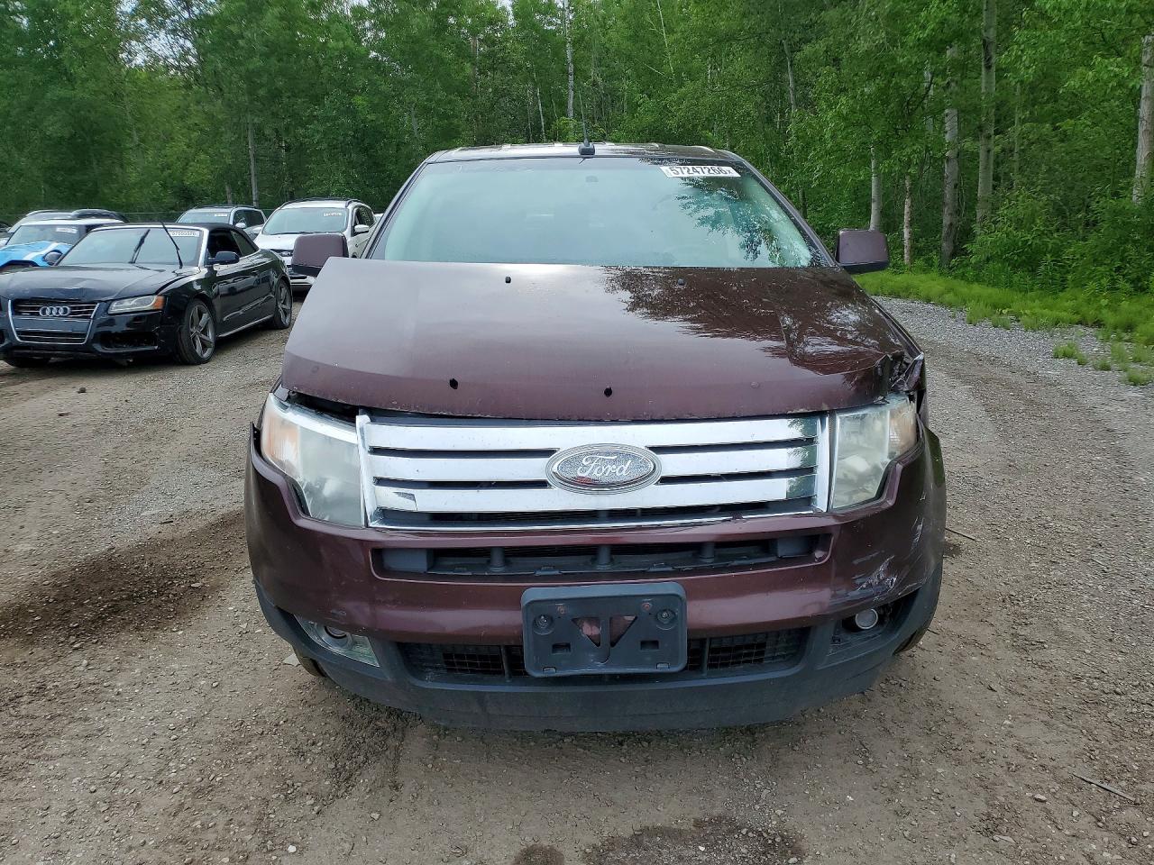 2010 Ford Edge Sel Burgundy vin: 2FMDK4JC7ABA54399