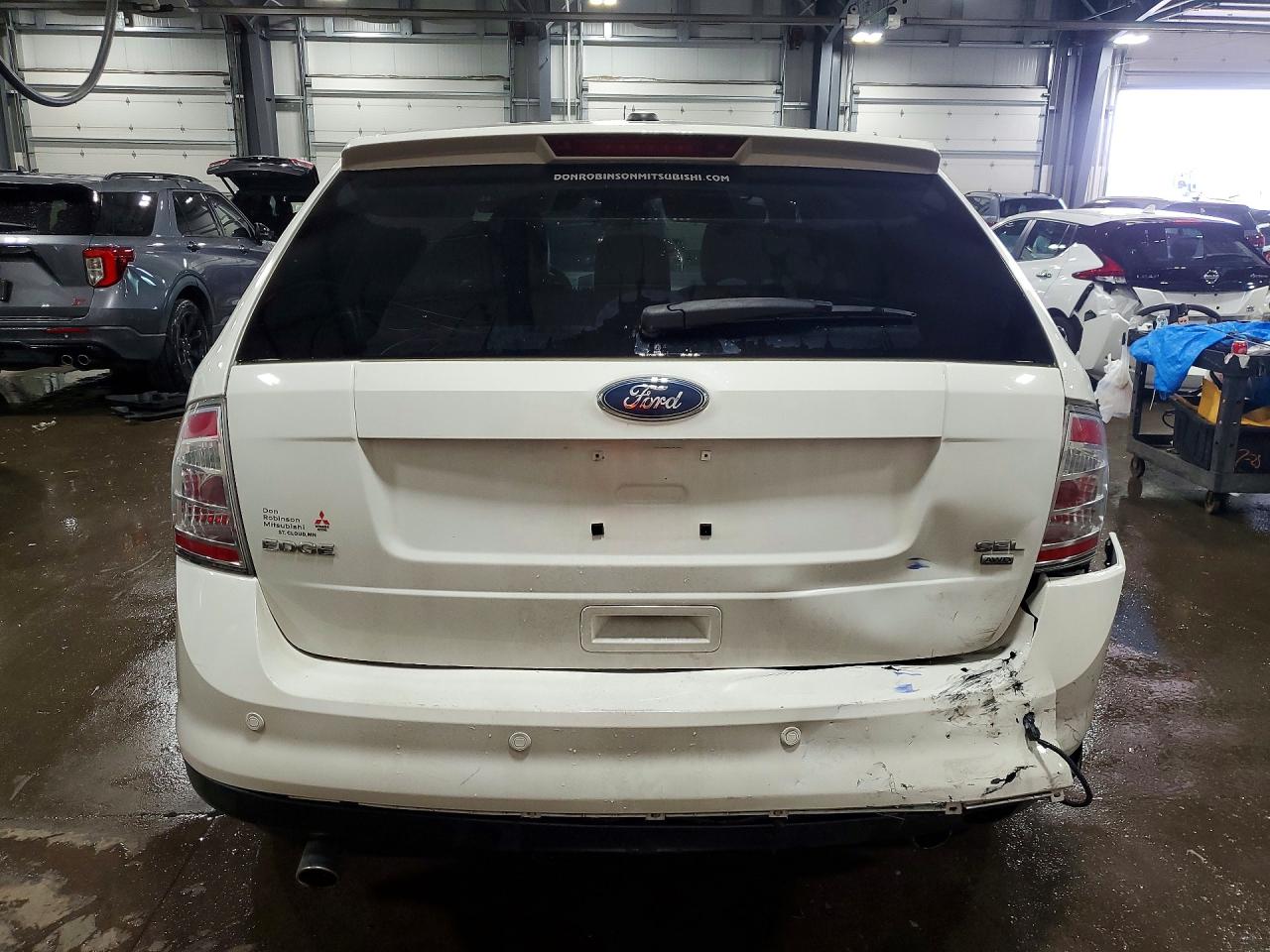 2010 Ford Edge Sel White vin: 2FMDK4JC7ABA85197