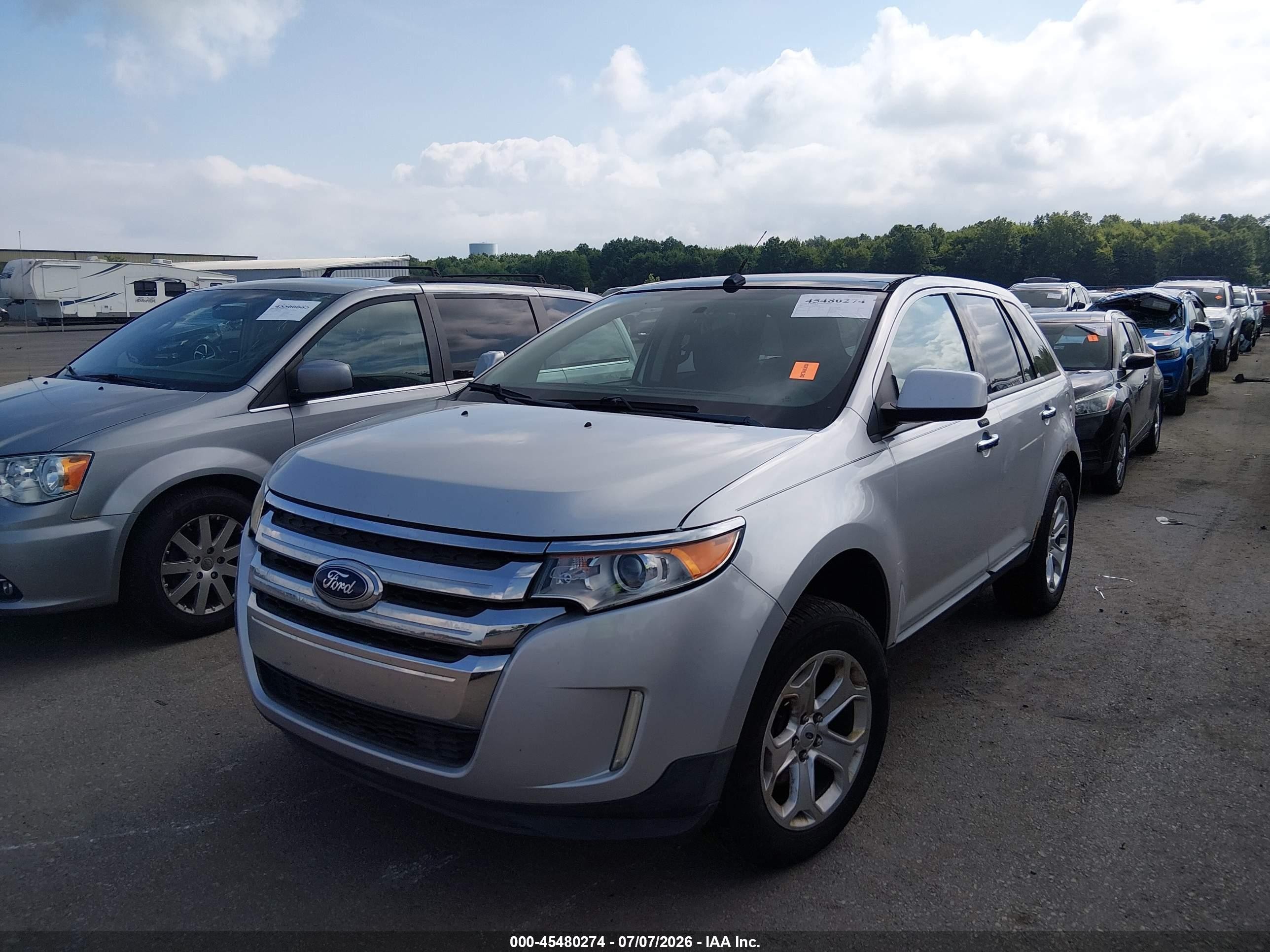2011 Ford Edge Sel Silver vin: 2FMDK4JC7BBA11215