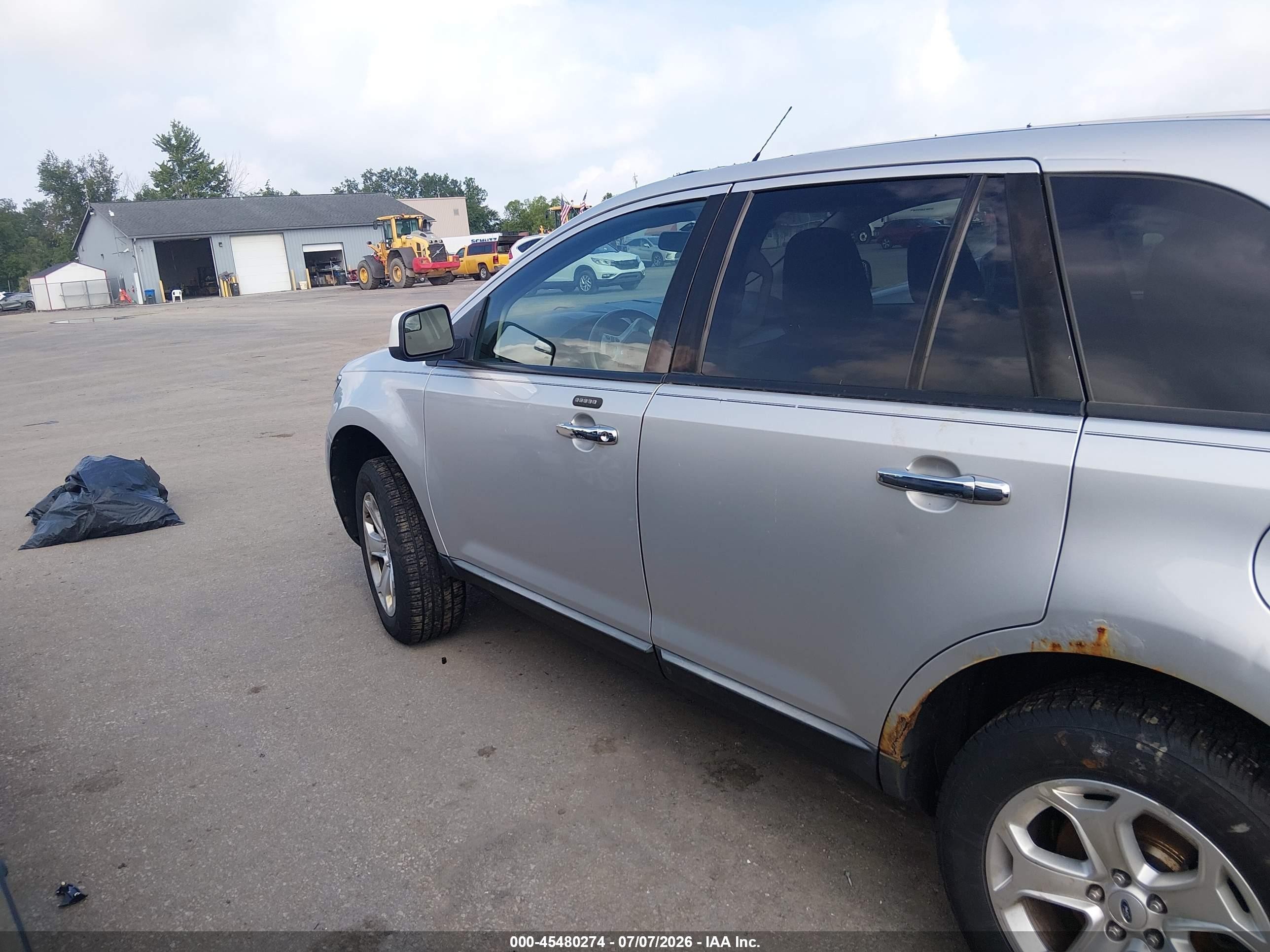 2011 Ford Edge Sel Silver vin: 2FMDK4JC7BBA11215