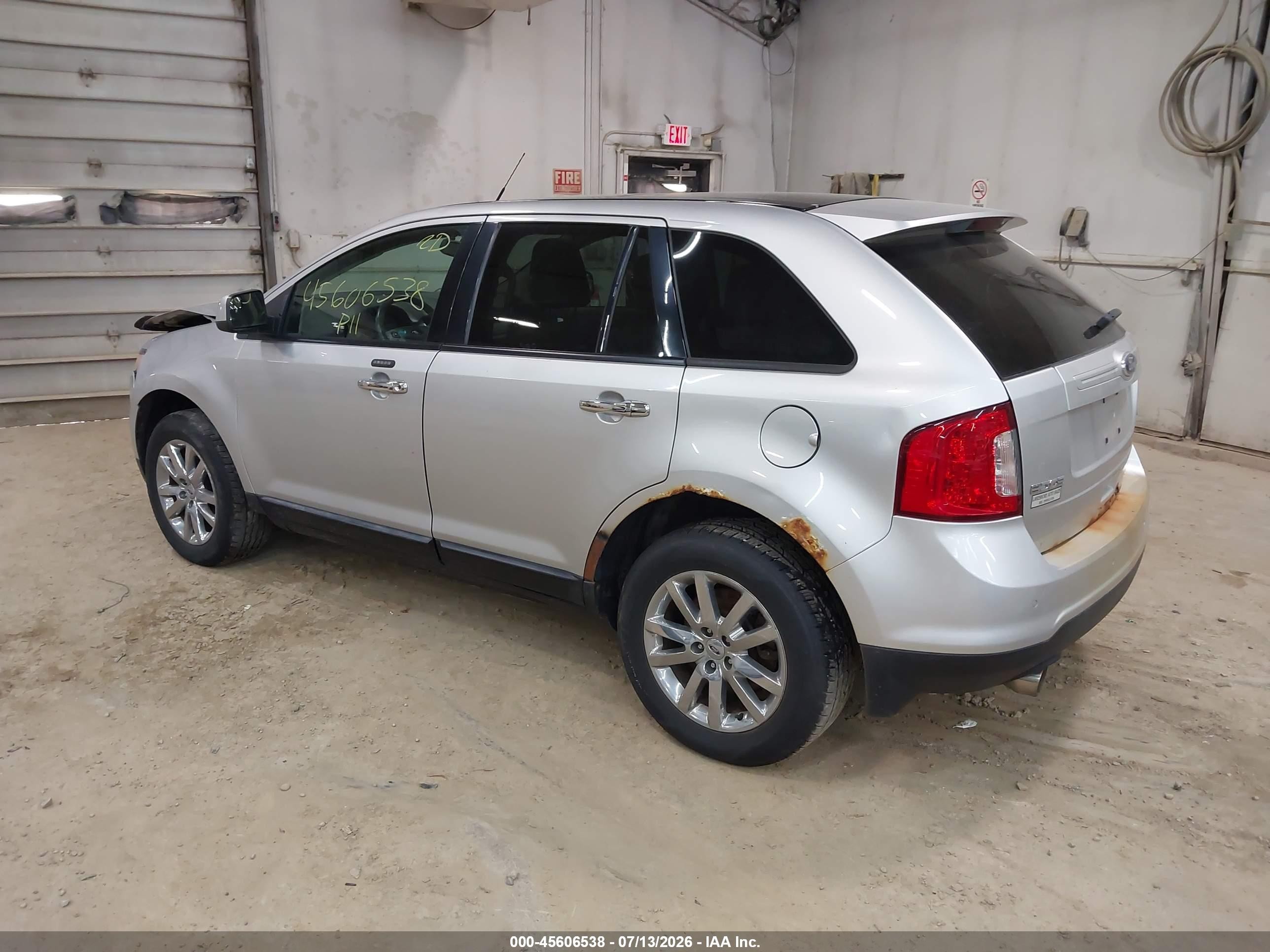 2011 Ford Edge Sel Silver vin: 2FMDK4JC7BBA46126