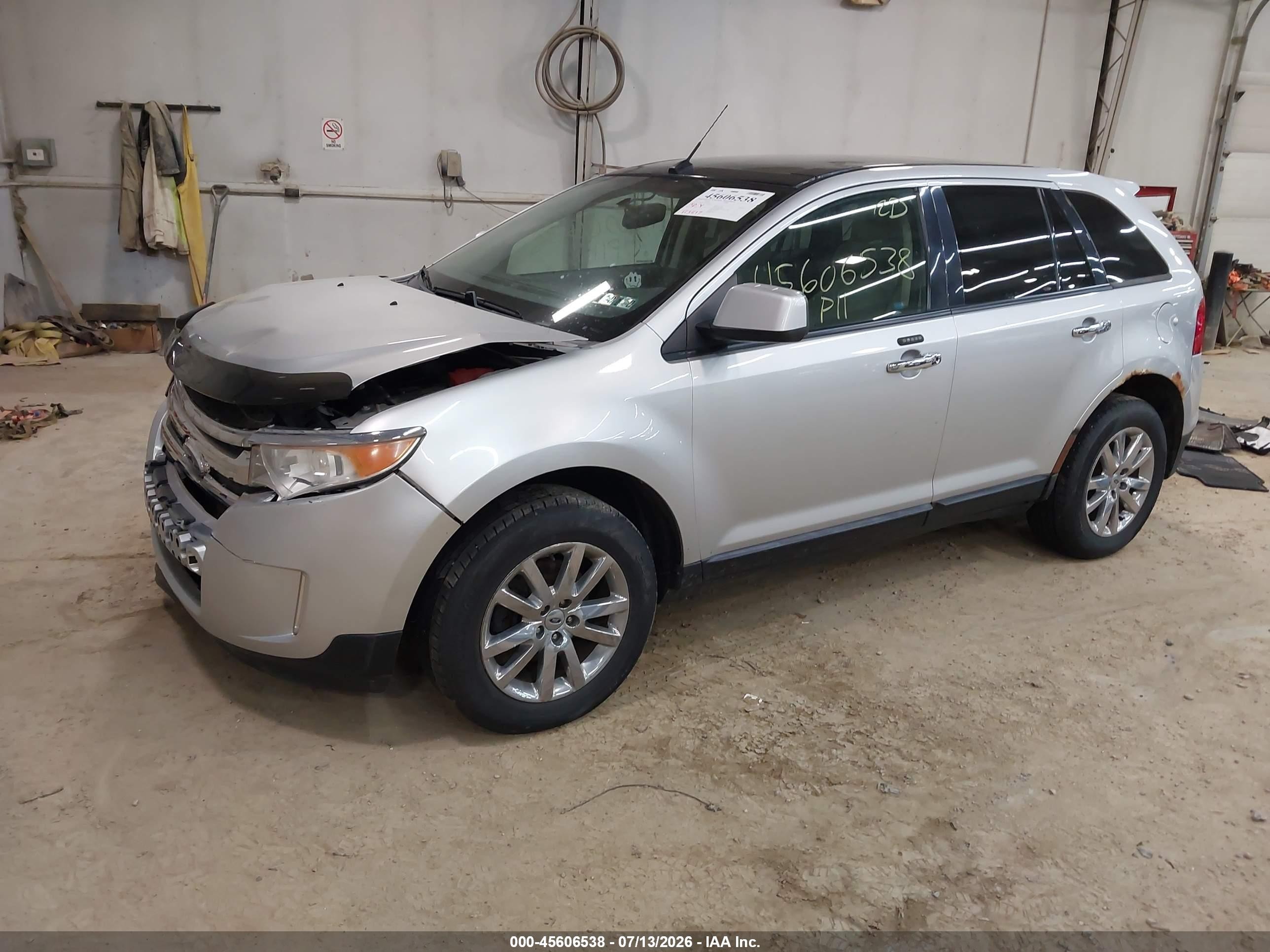 2011 Ford Edge Sel Silver vin: 2FMDK4JC7BBA46126