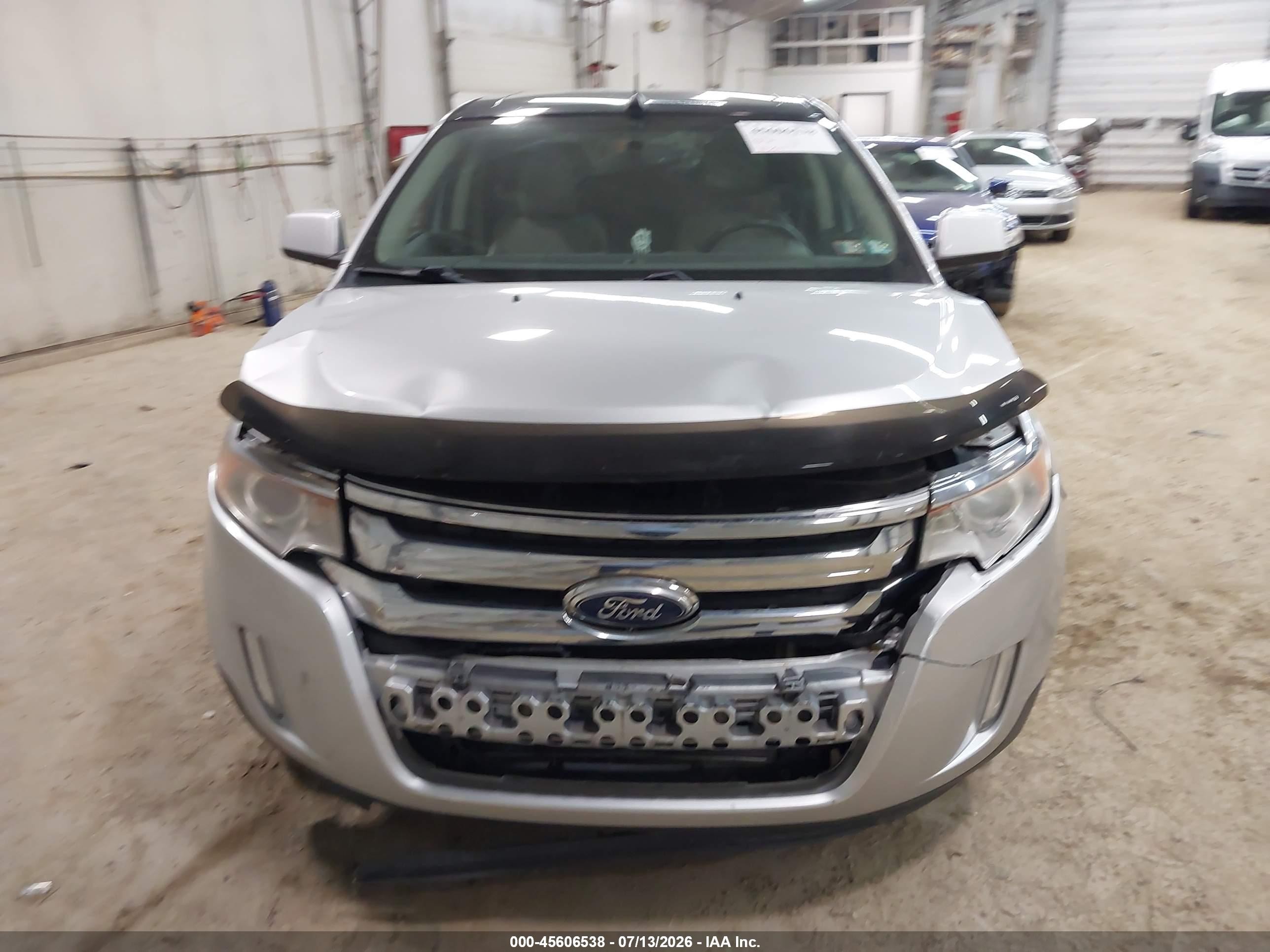 2011 Ford Edge Sel Silver vin: 2FMDK4JC7BBA46126