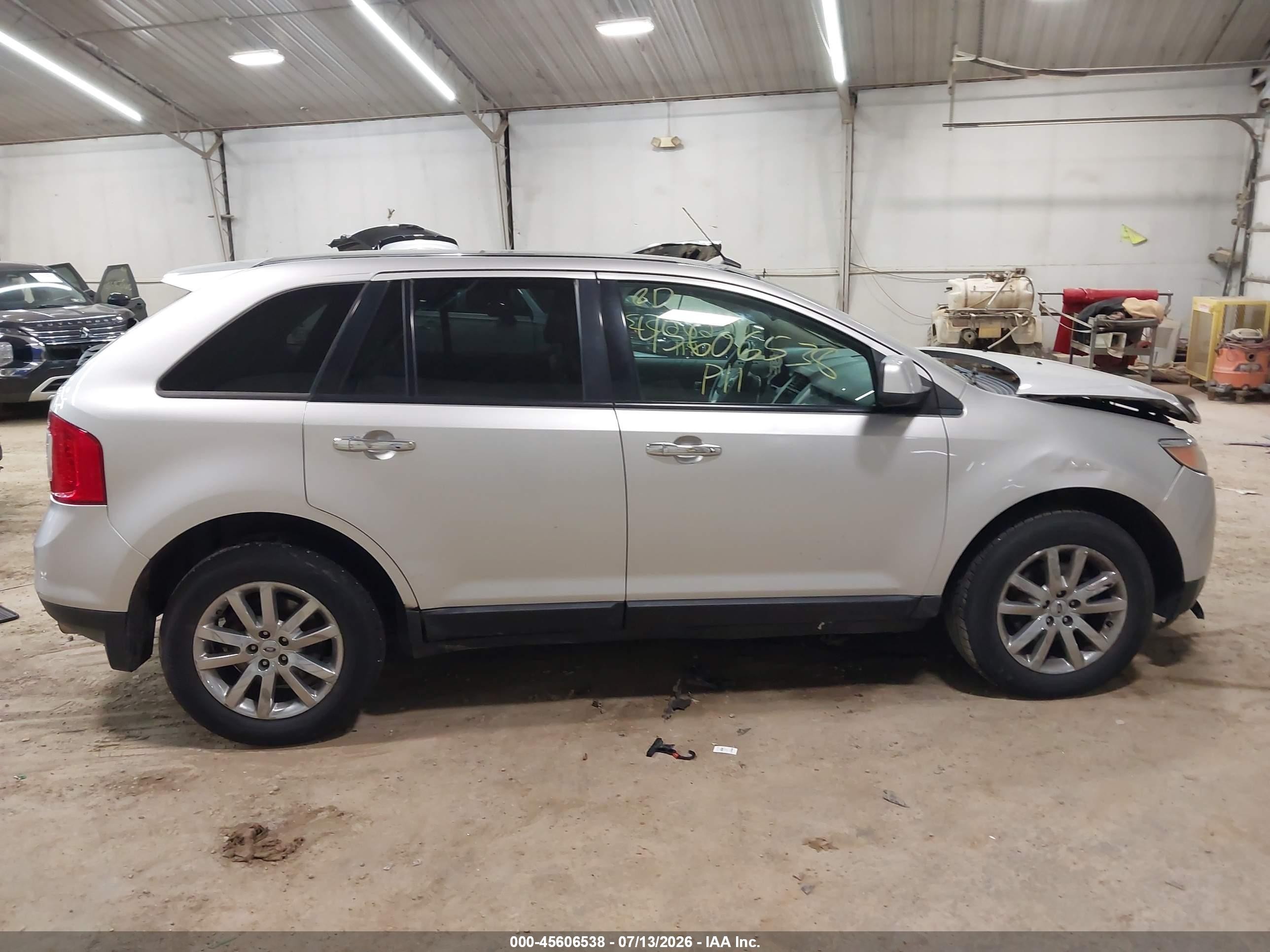 2011 Ford Edge Sel Silver vin: 2FMDK4JC7BBA46126