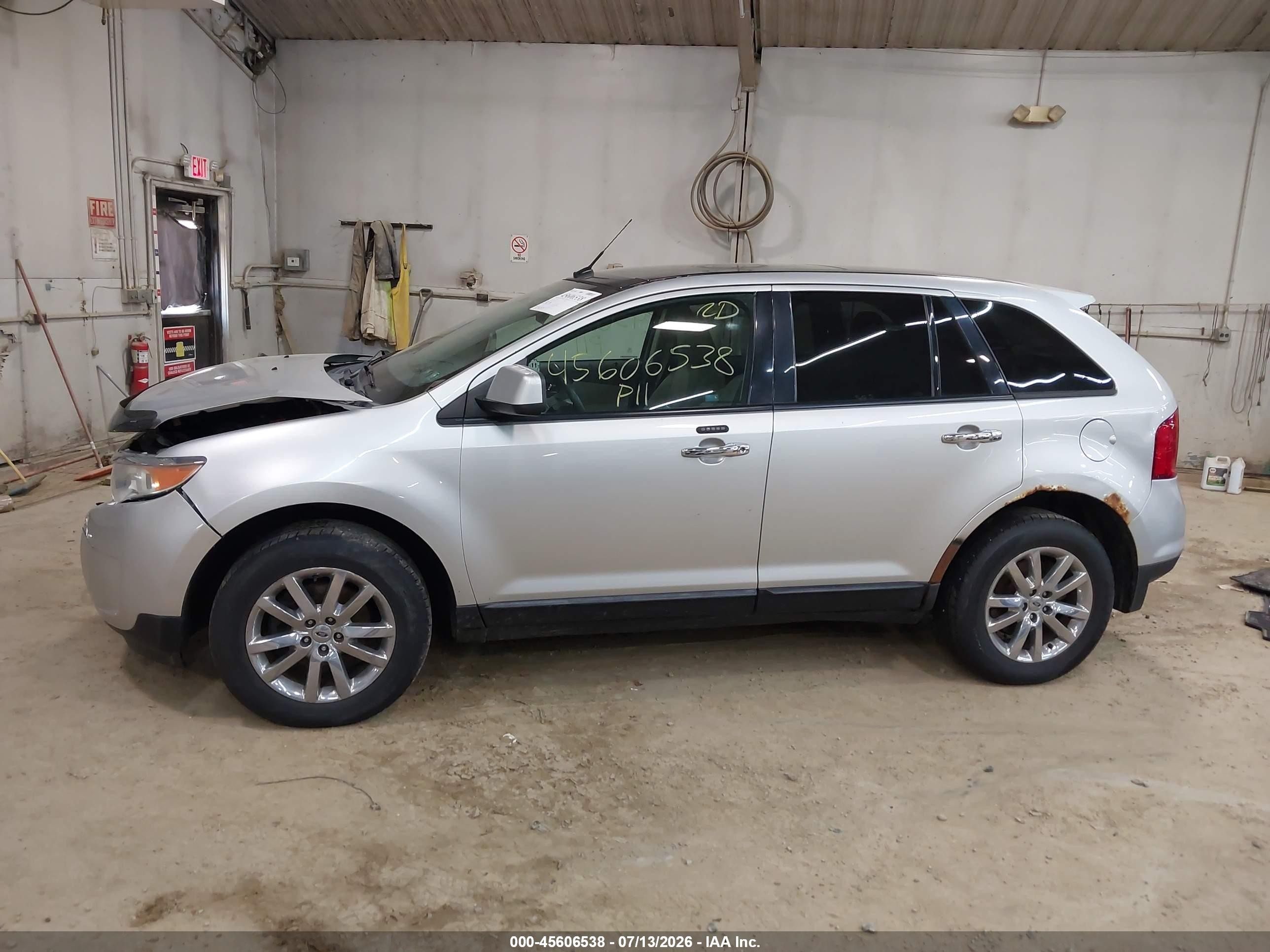 2011 Ford Edge Sel Silver vin: 2FMDK4JC7BBA46126