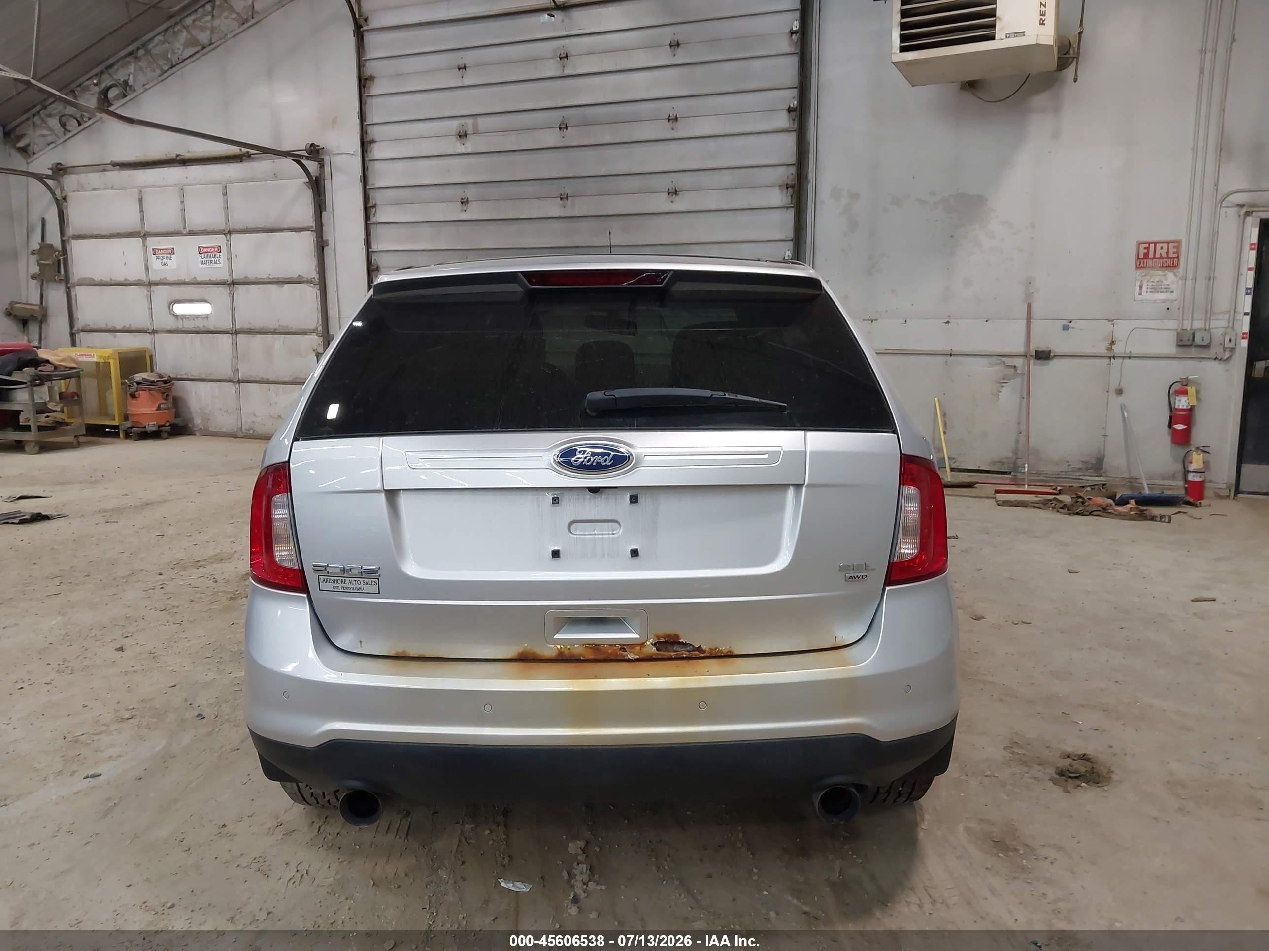 2011 Ford Edge Sel Silver vin: 2FMDK4JC7BBA46126