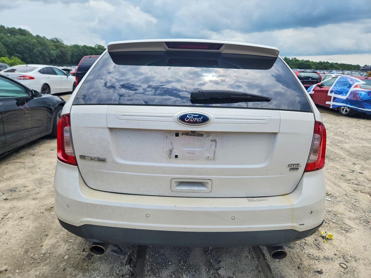 2011 Ford Edge Sel White vin: 2FMDK4JC7BBA83046