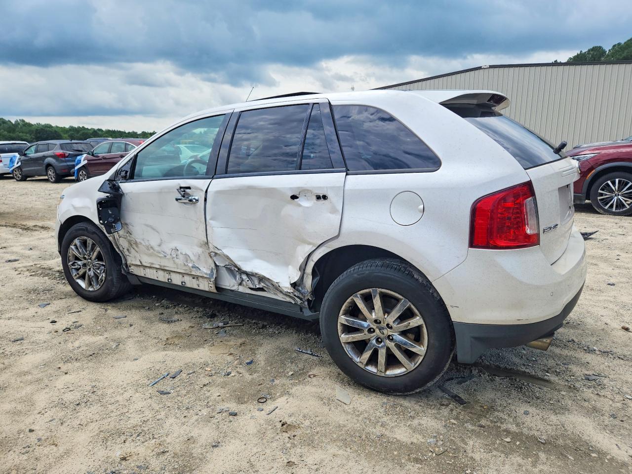 2011 Ford Edge Sel White vin: 2FMDK4JC7BBA83046