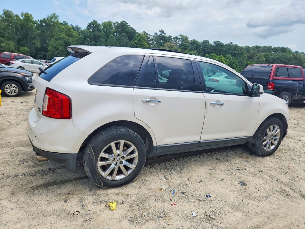 2011 Ford Edge Sel White vin: 2FMDK4JC7BBA83046