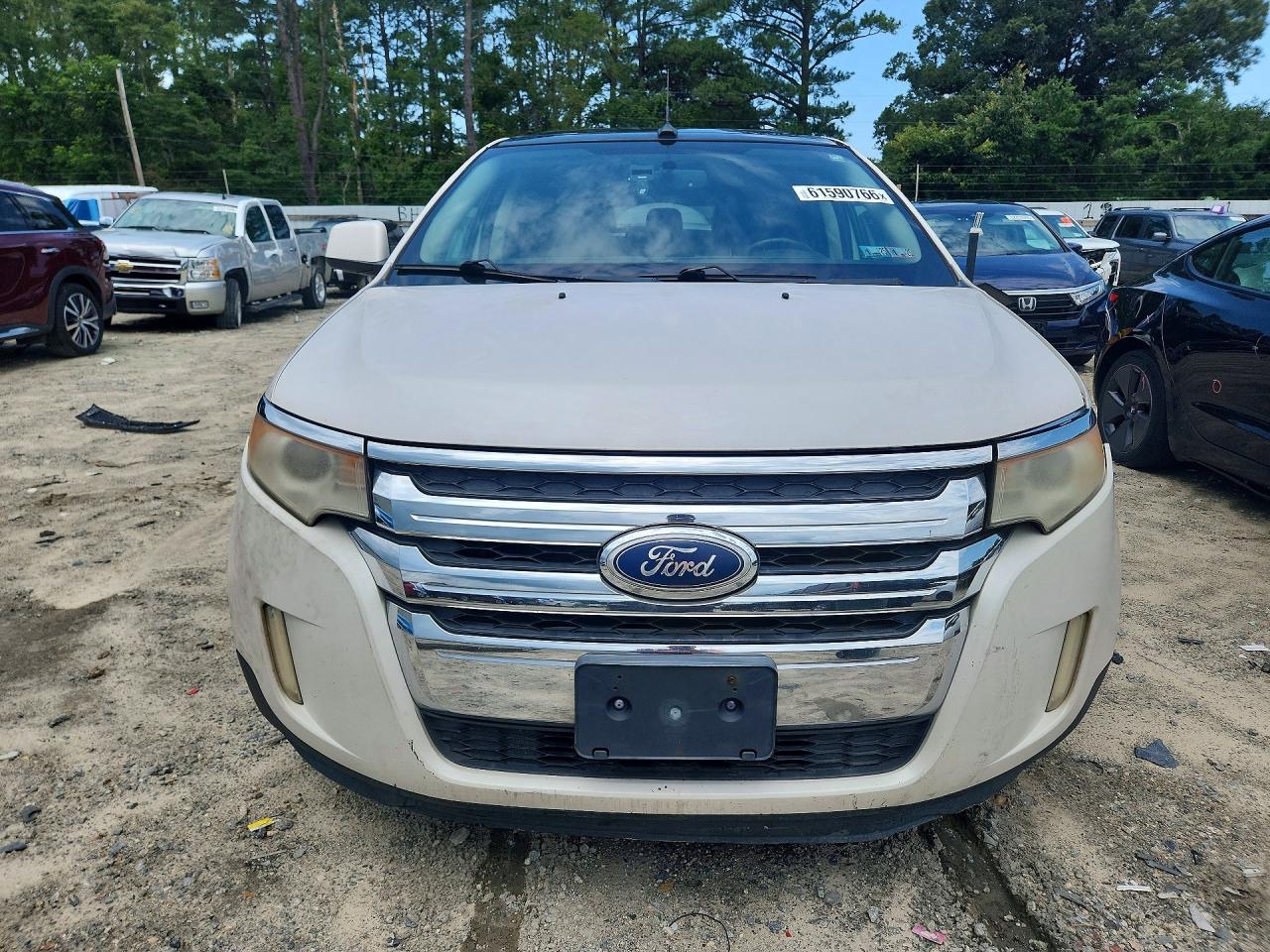 2011 Ford Edge Sel White vin: 2FMDK4JC7BBA83046