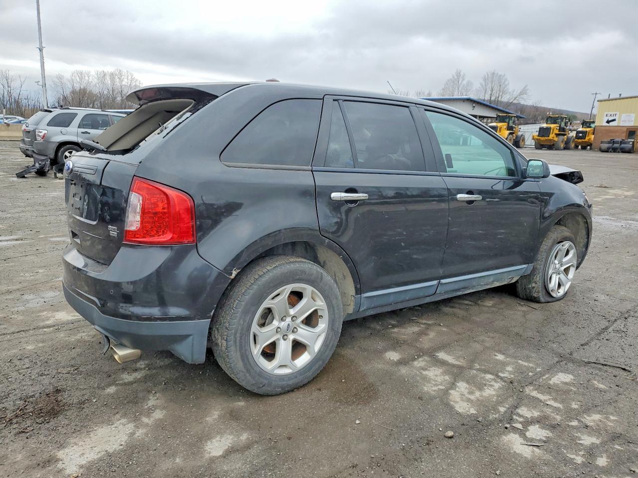 2011 Ford Edge Sel Awd Black vin: 2FMDK4JC7BBB12710