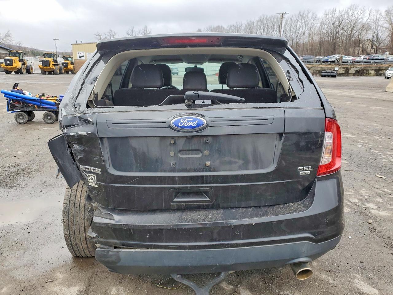 2011 Ford Edge Sel Awd Black vin: 2FMDK4JC7BBB12710