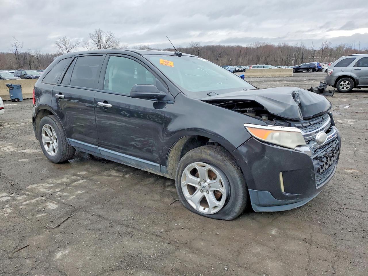 2011 Ford Edge Sel Awd Black vin: 2FMDK4JC7BBB12710