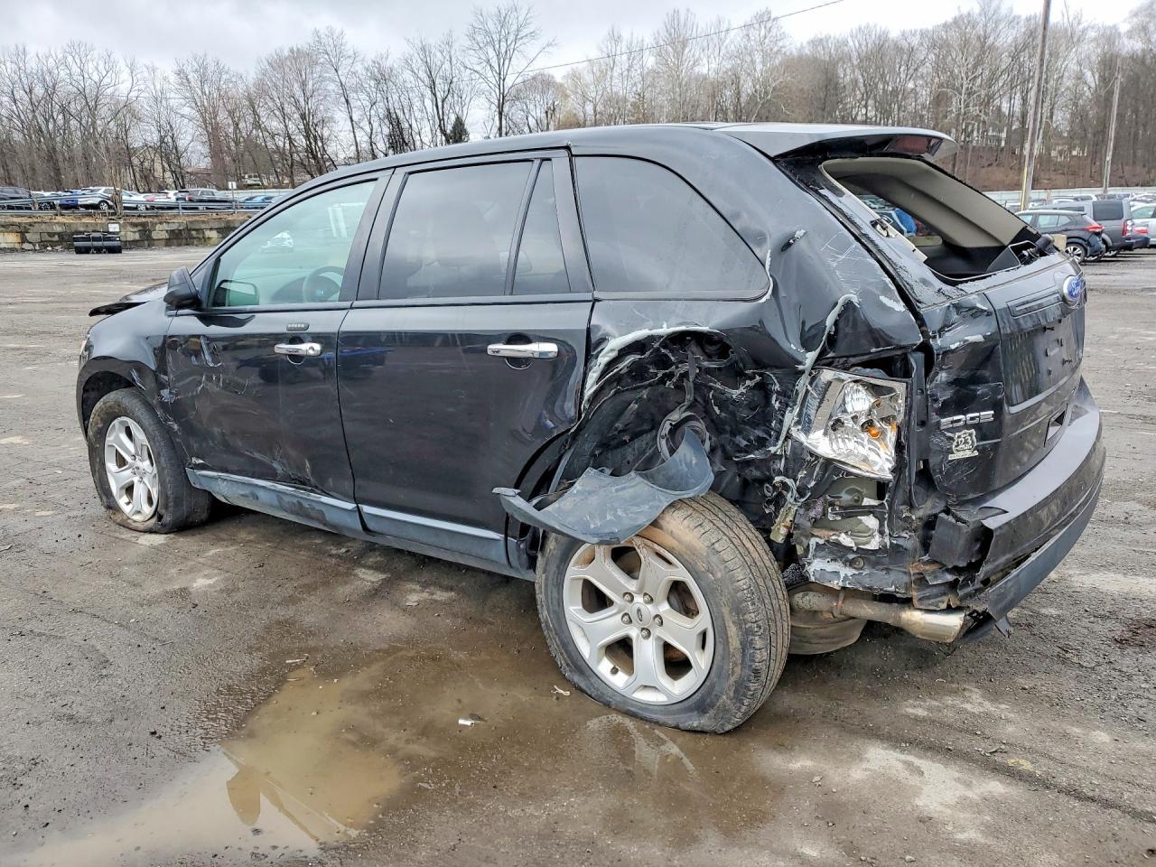 2011 Ford Edge Sel Awd Black vin: 2FMDK4JC7BBB12710