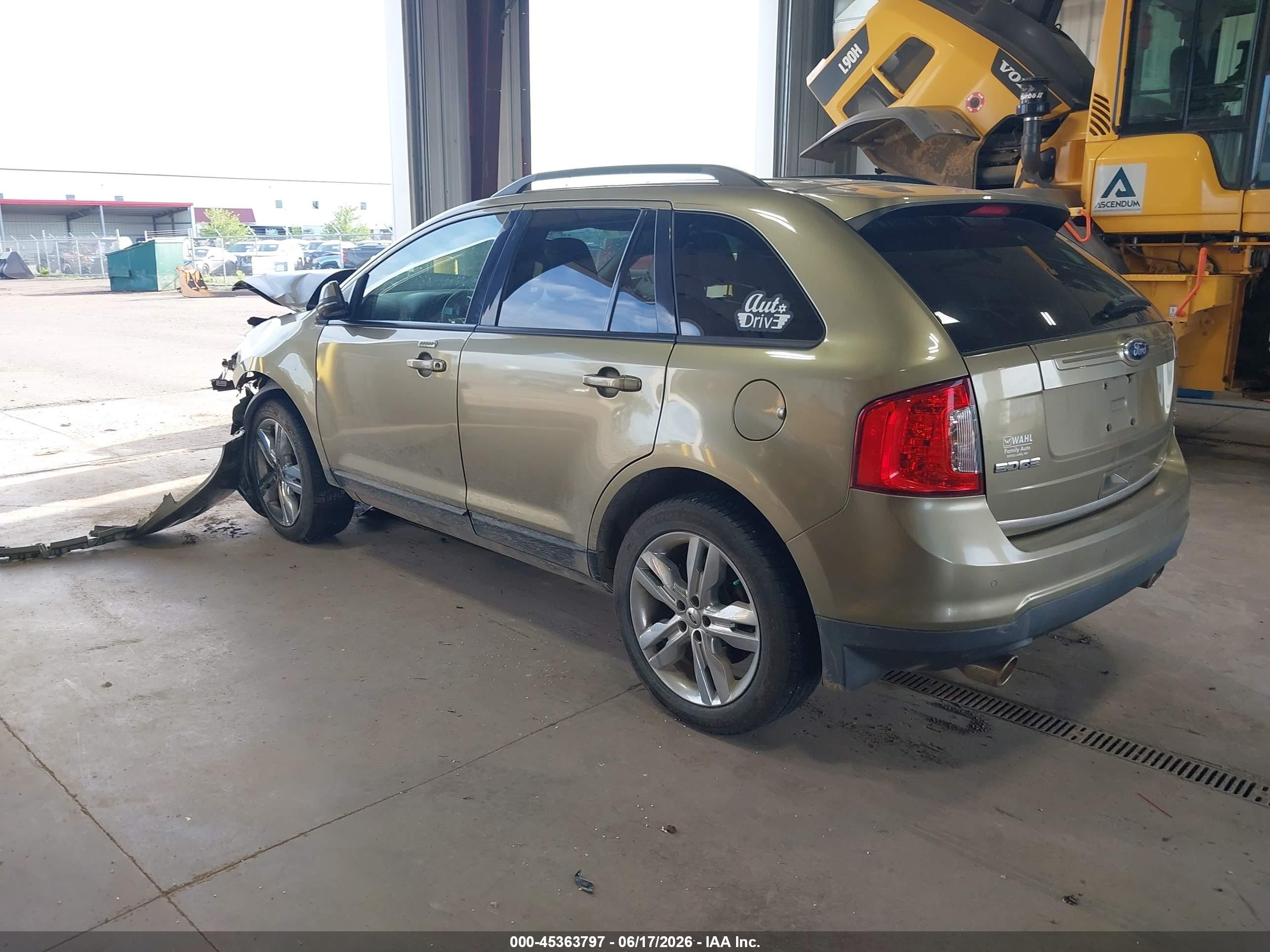 2012 Ford Edge Sel Gold vin: 2FMDK4JC7CBA06520
