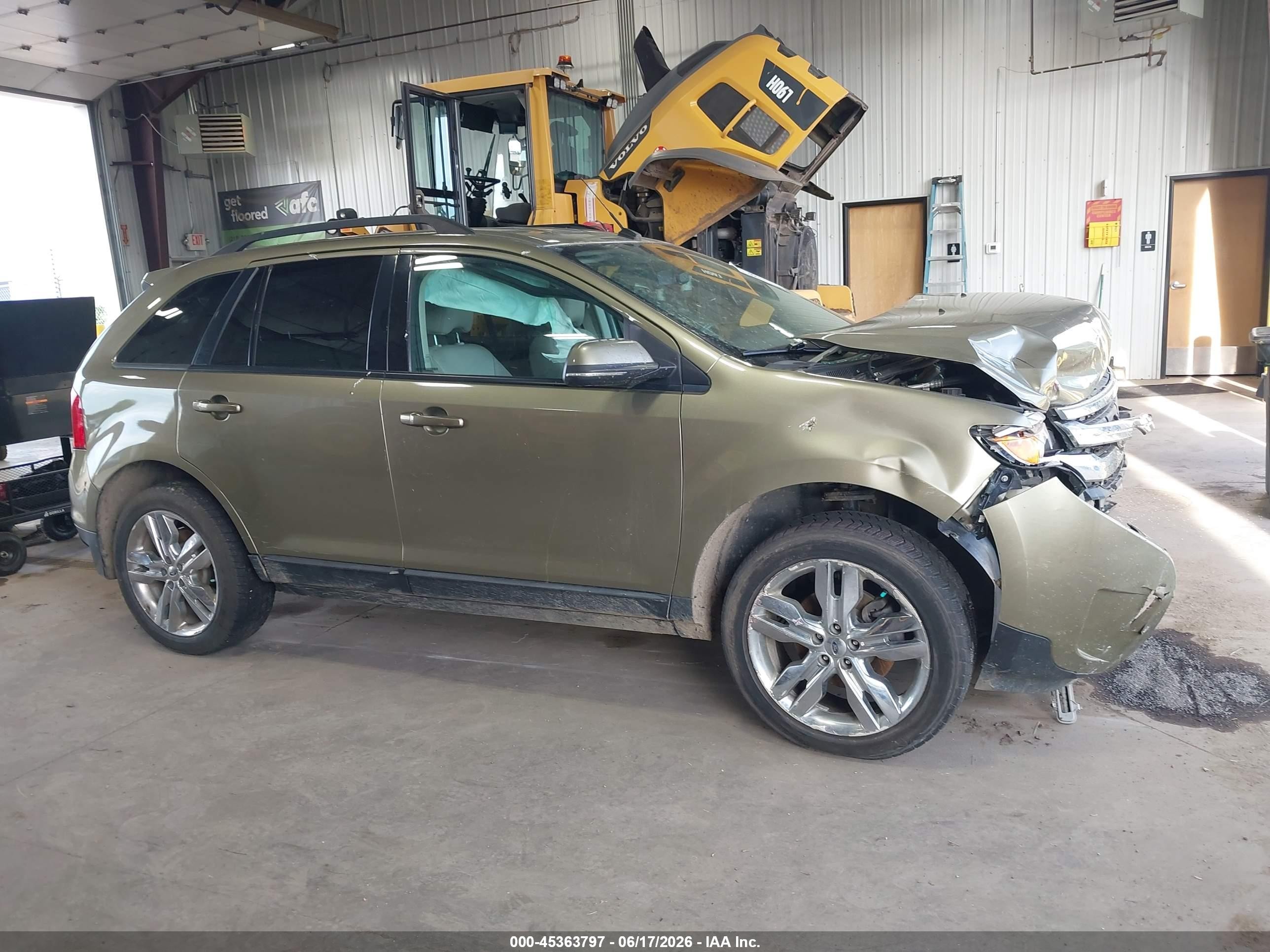 2012 Ford Edge Sel Gold vin: 2FMDK4JC7CBA06520