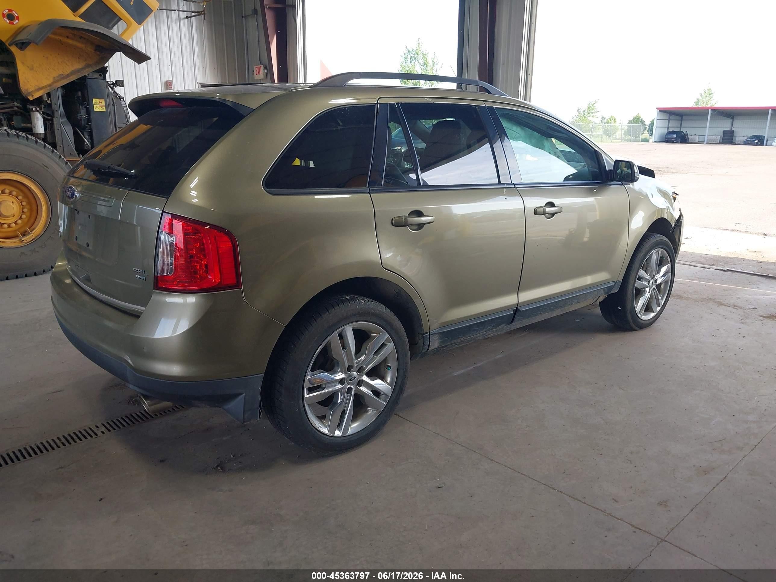 2012 Ford Edge Sel Gold vin: 2FMDK4JC7CBA06520