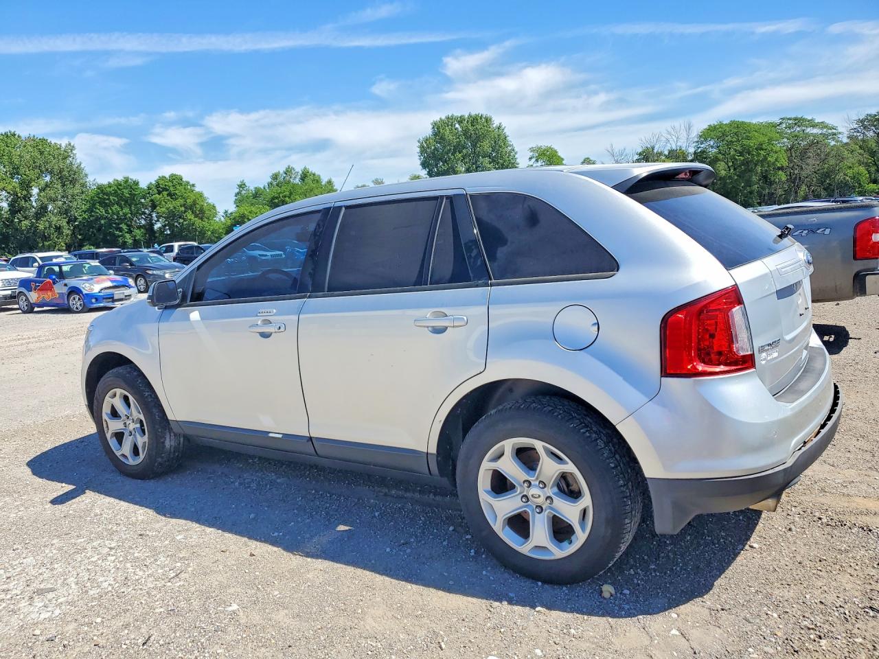 2012 Ford Edge Sel Silver vin: 2FMDK4JC7CBA13287