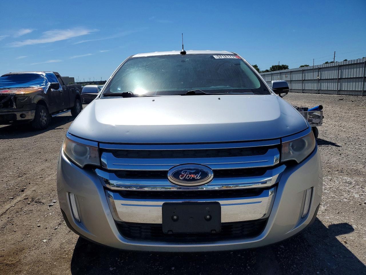 2012 Ford Edge Sel Silver vin: 2FMDK4JC7CBA13287