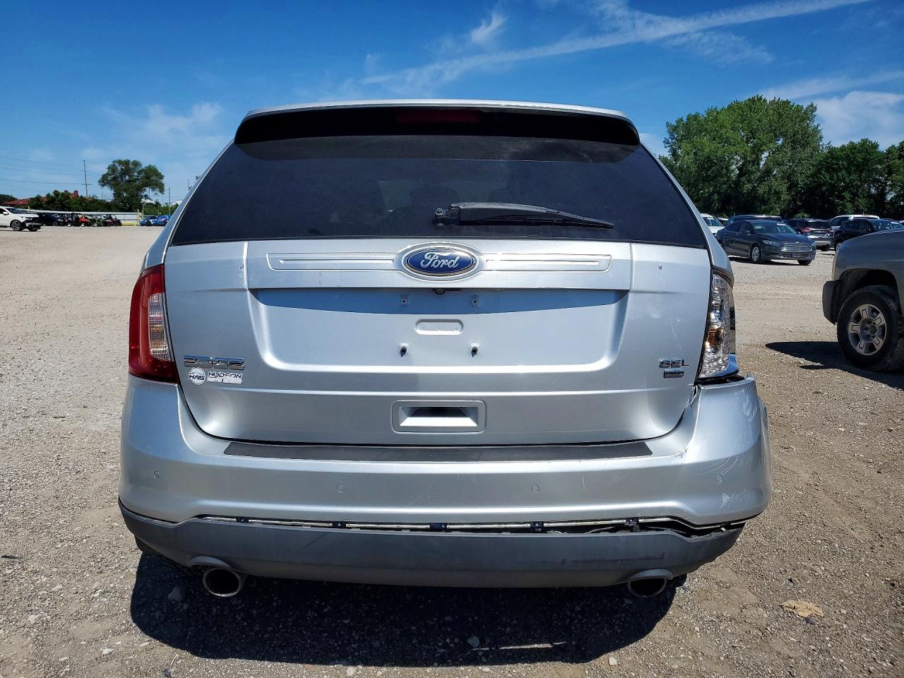 2012 Ford Edge Sel Silver vin: 2FMDK4JC7CBA13287