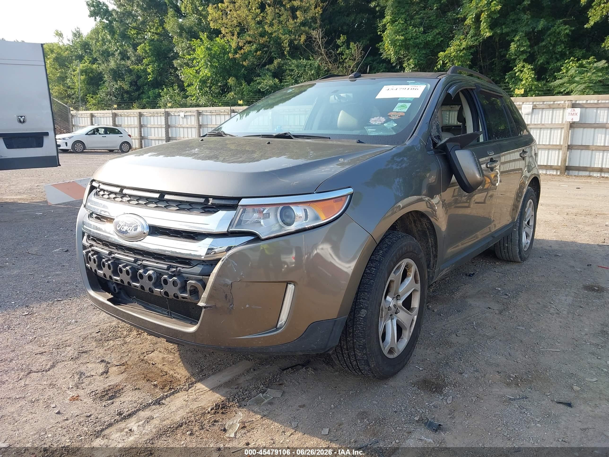 2012 Ford Edge Sel Beige vin: 2FMDK4JC7CBA52039