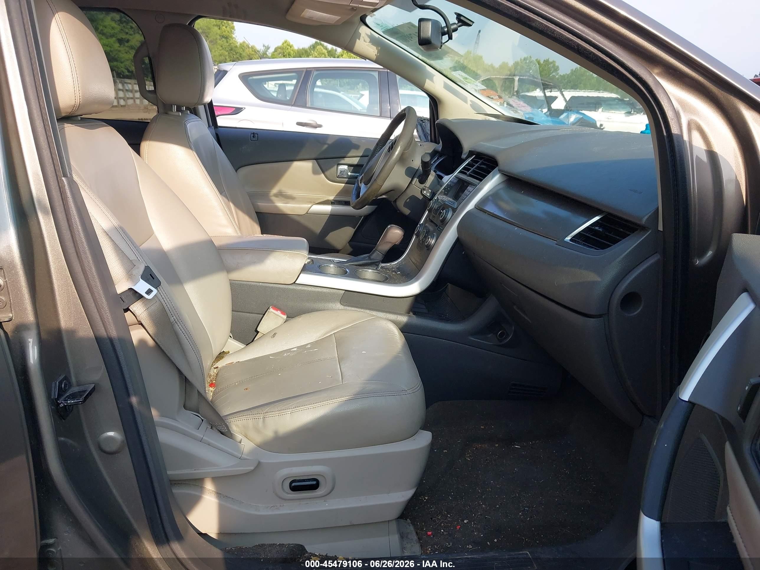 2012 Ford Edge Sel Beige vin: 2FMDK4JC7CBA52039