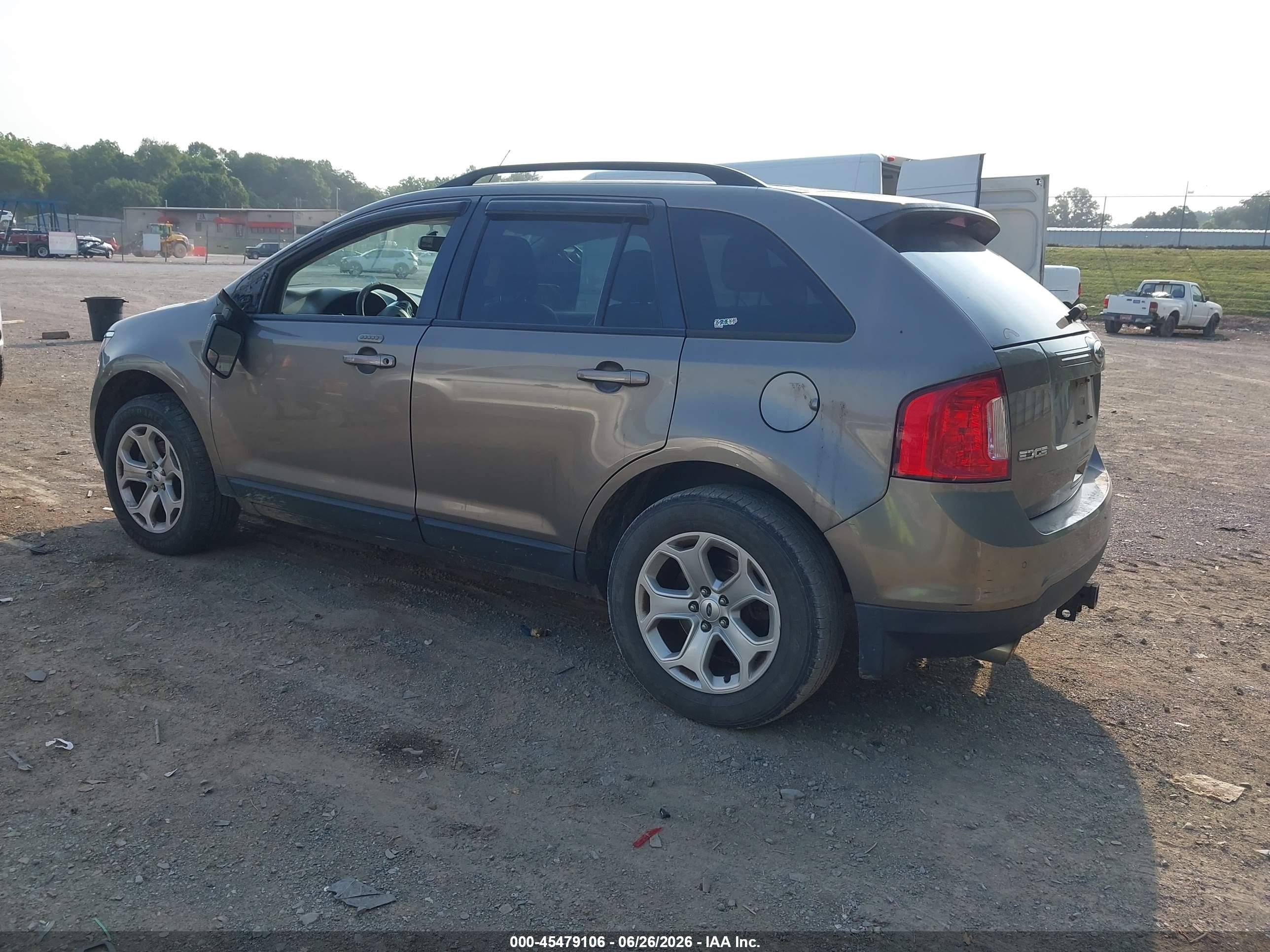 2012 Ford Edge Sel Beige vin: 2FMDK4JC7CBA52039