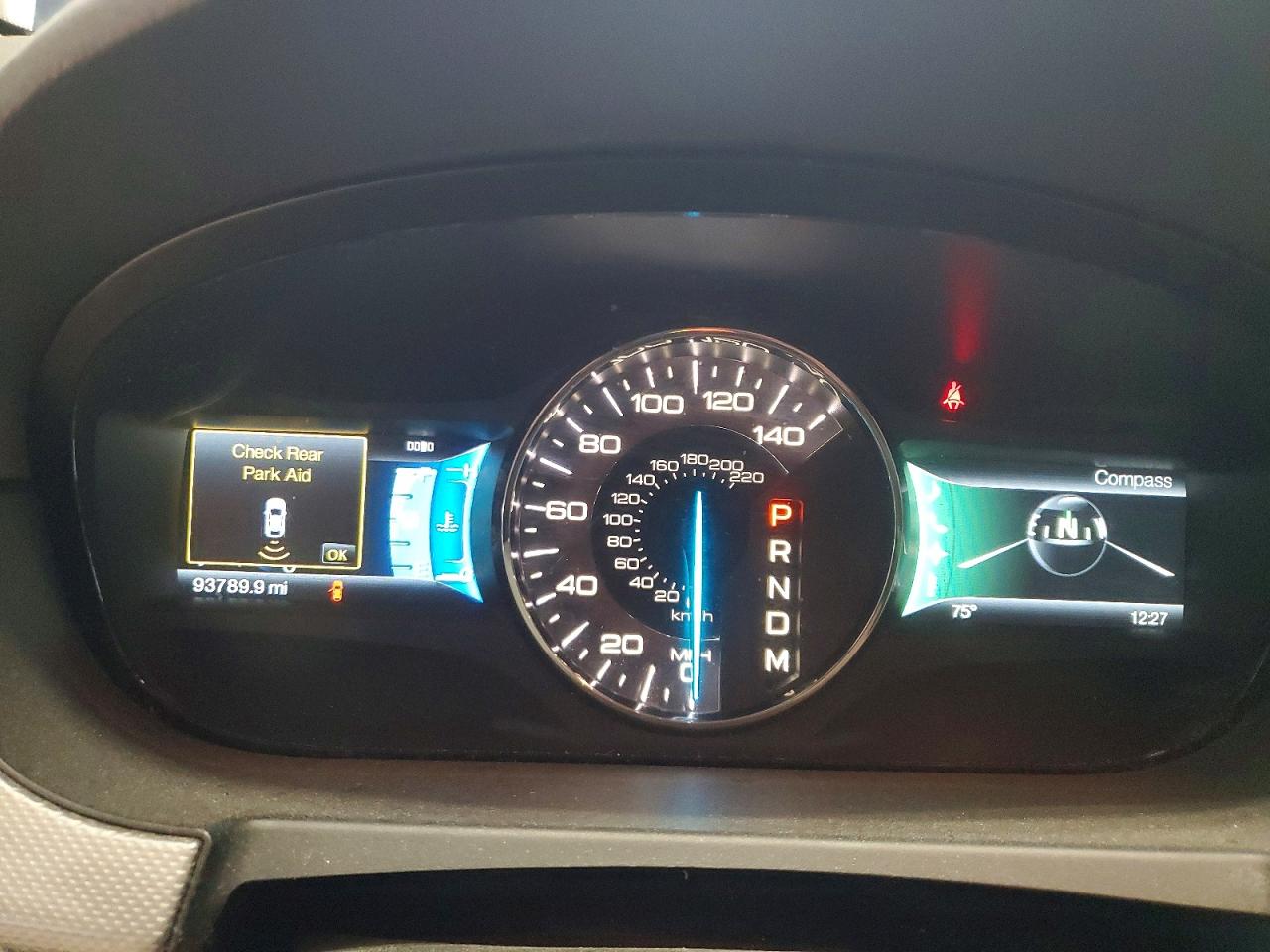 2012 Ford Edge Sel Blue vin: 2FMDK4JC7CBA57497