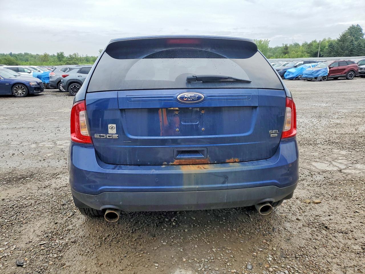 2012 Ford Edge Sel Blue vin: 2FMDK4JC7CBA57497