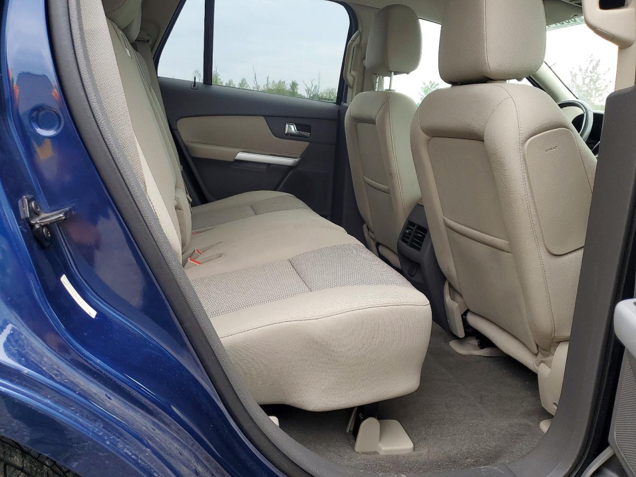 2012 Ford Edge Sel Blue vin: 2FMDK4JC7CBA57497