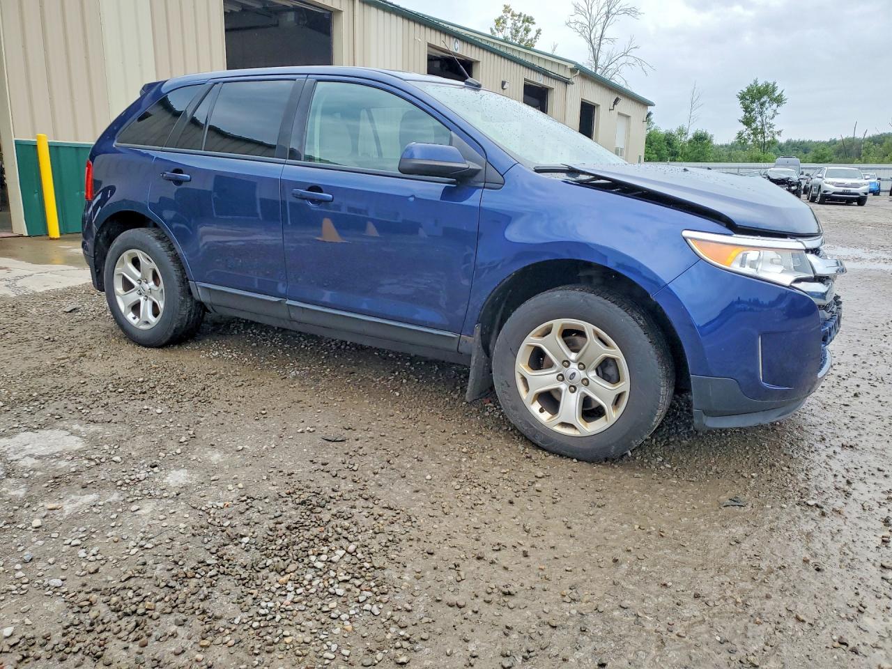 2012 Ford Edge Sel Blue vin: 2FMDK4JC7CBA57497