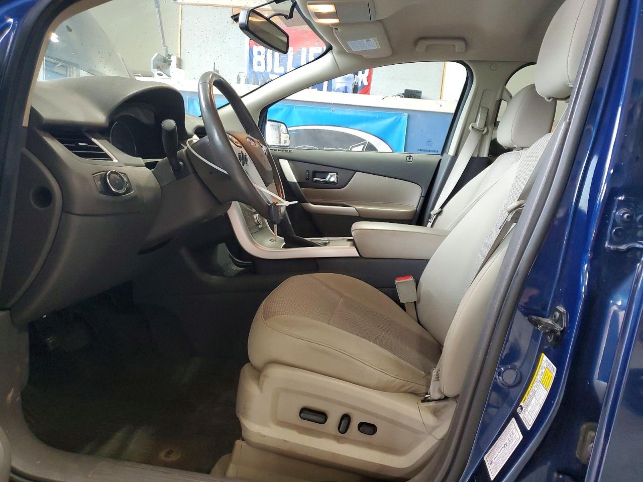 2012 Ford Edge Sel Blue vin: 2FMDK4JC7CBA57497