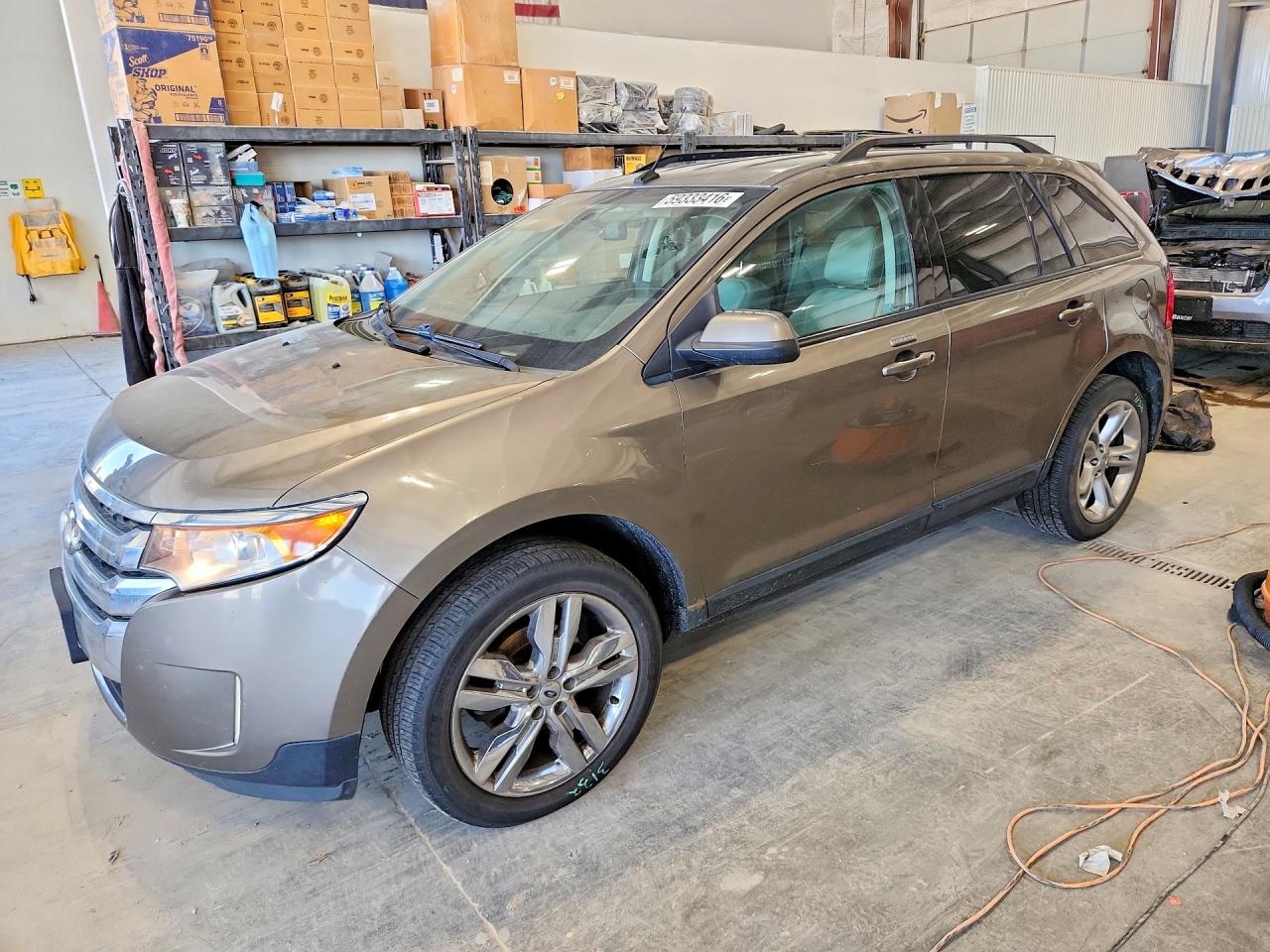 2012 Ford Edge Sel Желто-коричневый vin: 2FMDK4JC7CBA63025