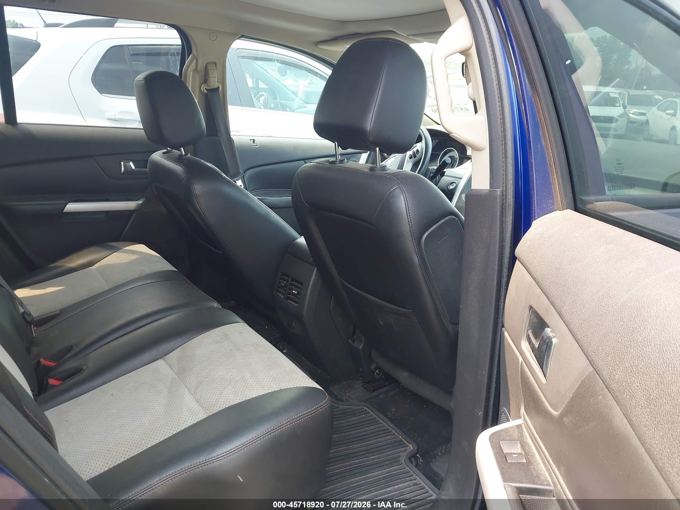 2013 Ford Edge Sel Blue vin: 2FMDK4JC7DBA04963