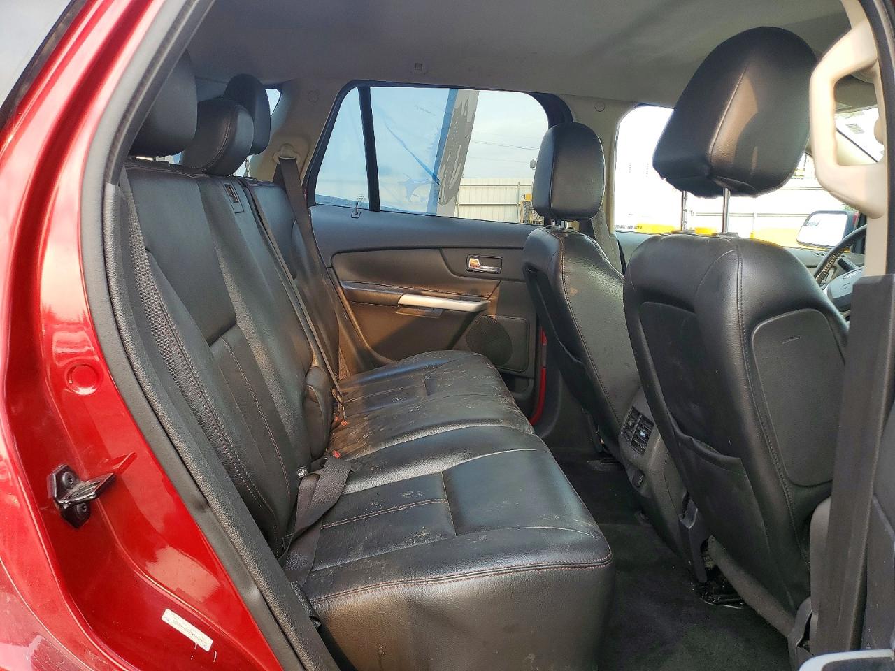 2013 Ford Edge Sel Red vin: 2FMDK4JC7DBA47599