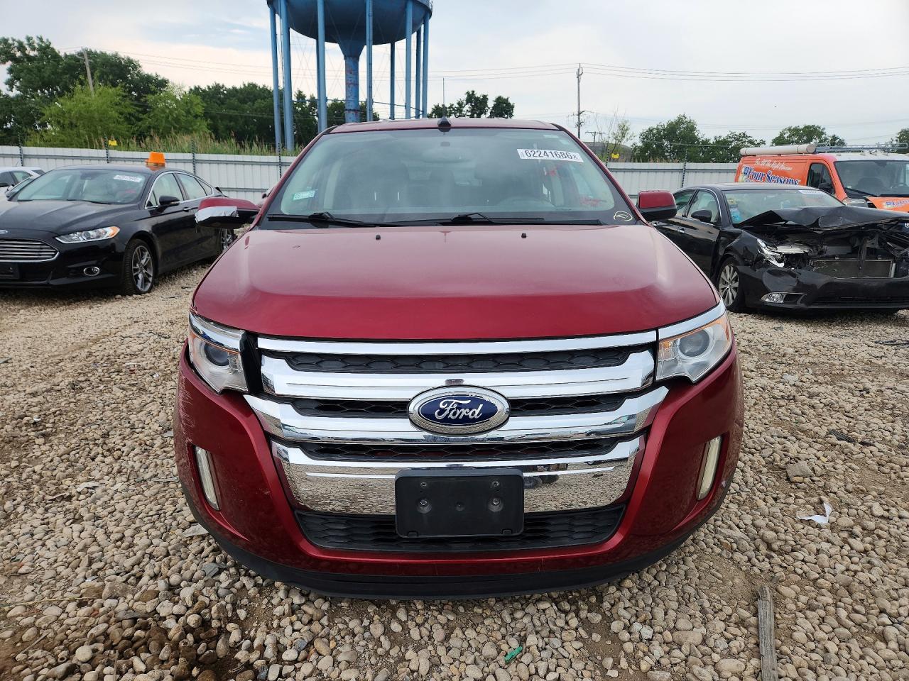 2013 Ford Edge Sel Red vin: 2FMDK4JC7DBA47599
