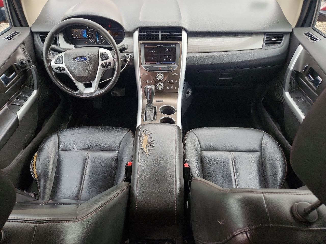 2013 Ford Edge Sel Red vin: 2FMDK4JC7DBA47599