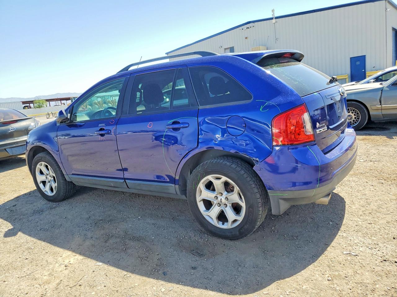 2013 Ford Edge Sel Blue vin: 2FMDK4JC7DBA78108