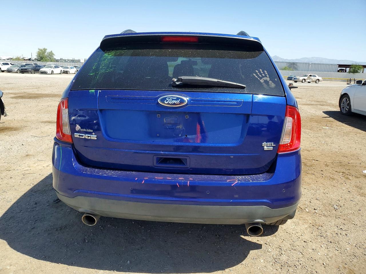 2013 Ford Edge Sel Blue vin: 2FMDK4JC7DBA78108