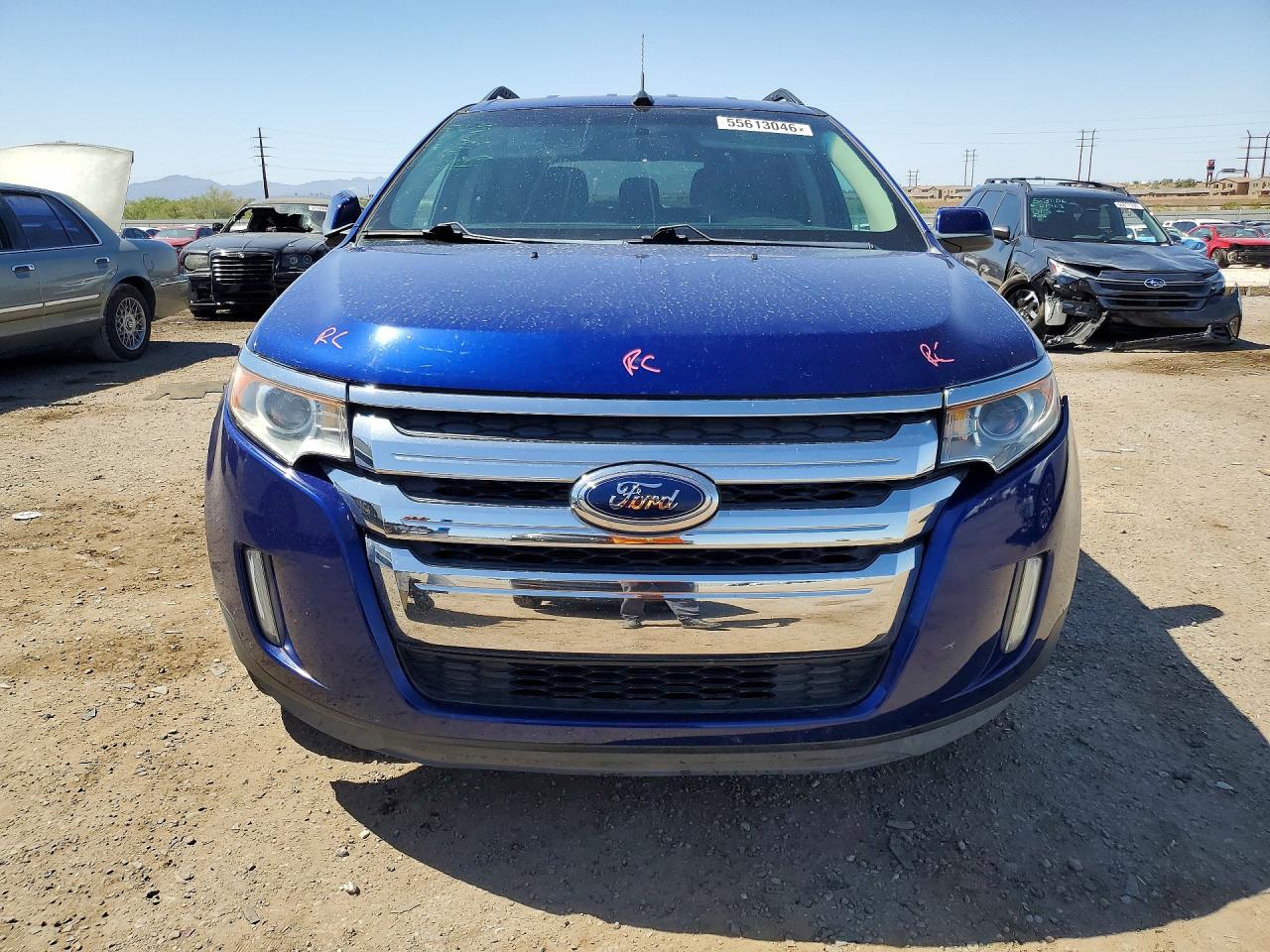 2013 Ford Edge Sel Blue vin: 2FMDK4JC7DBA78108