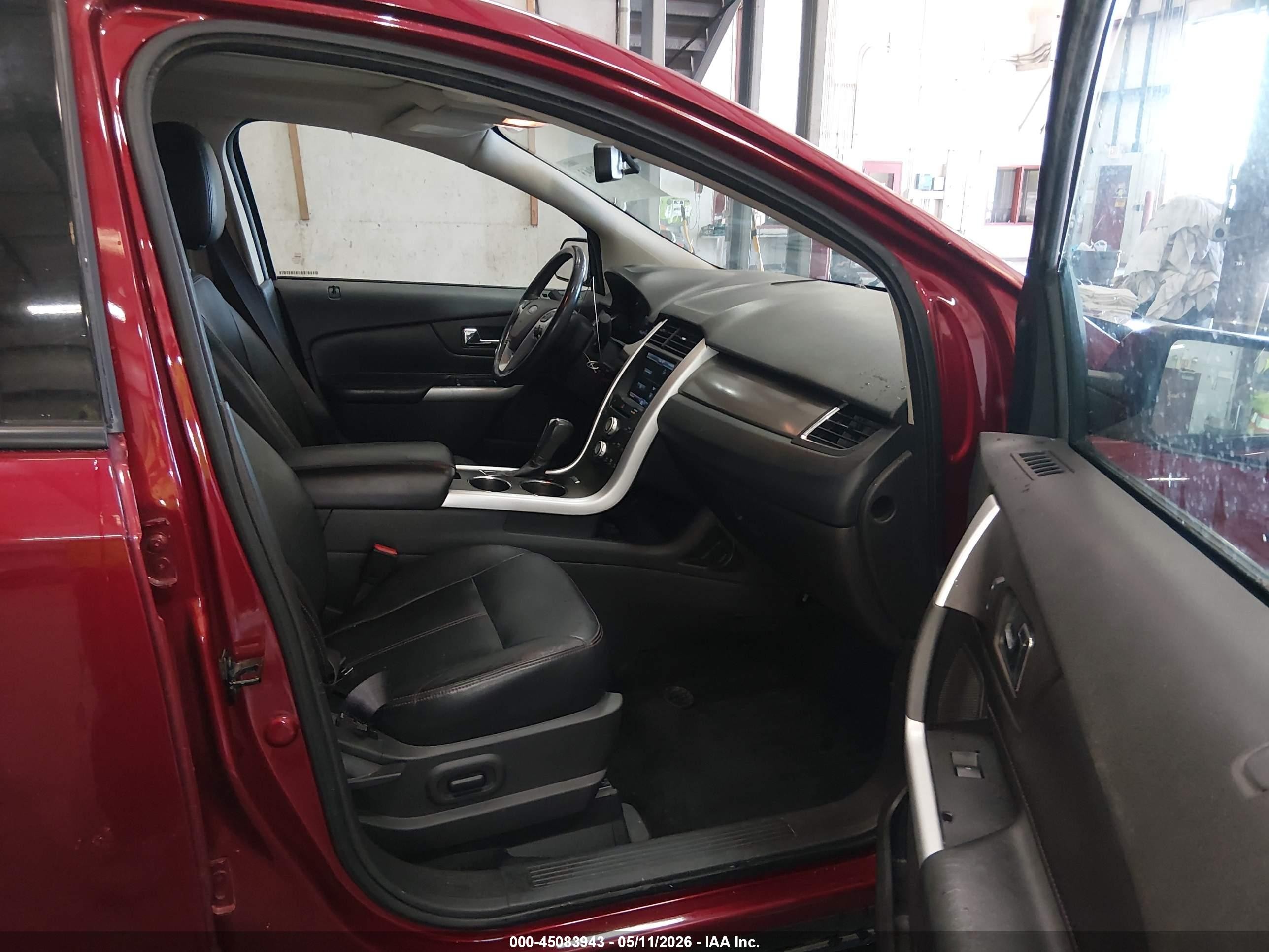 2013 Ford Edge Sel Red vin: 2FMDK4JC7DBA95328